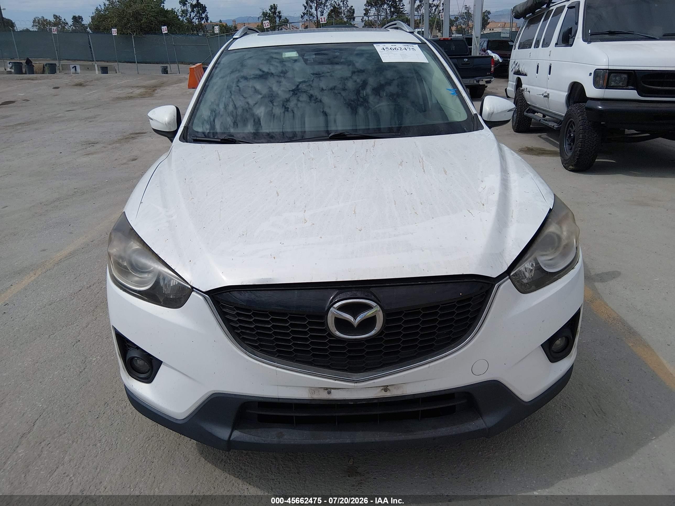 2015 Mazda Cx-5 Grand Touring White vin: JM3KE4DY8F0490009