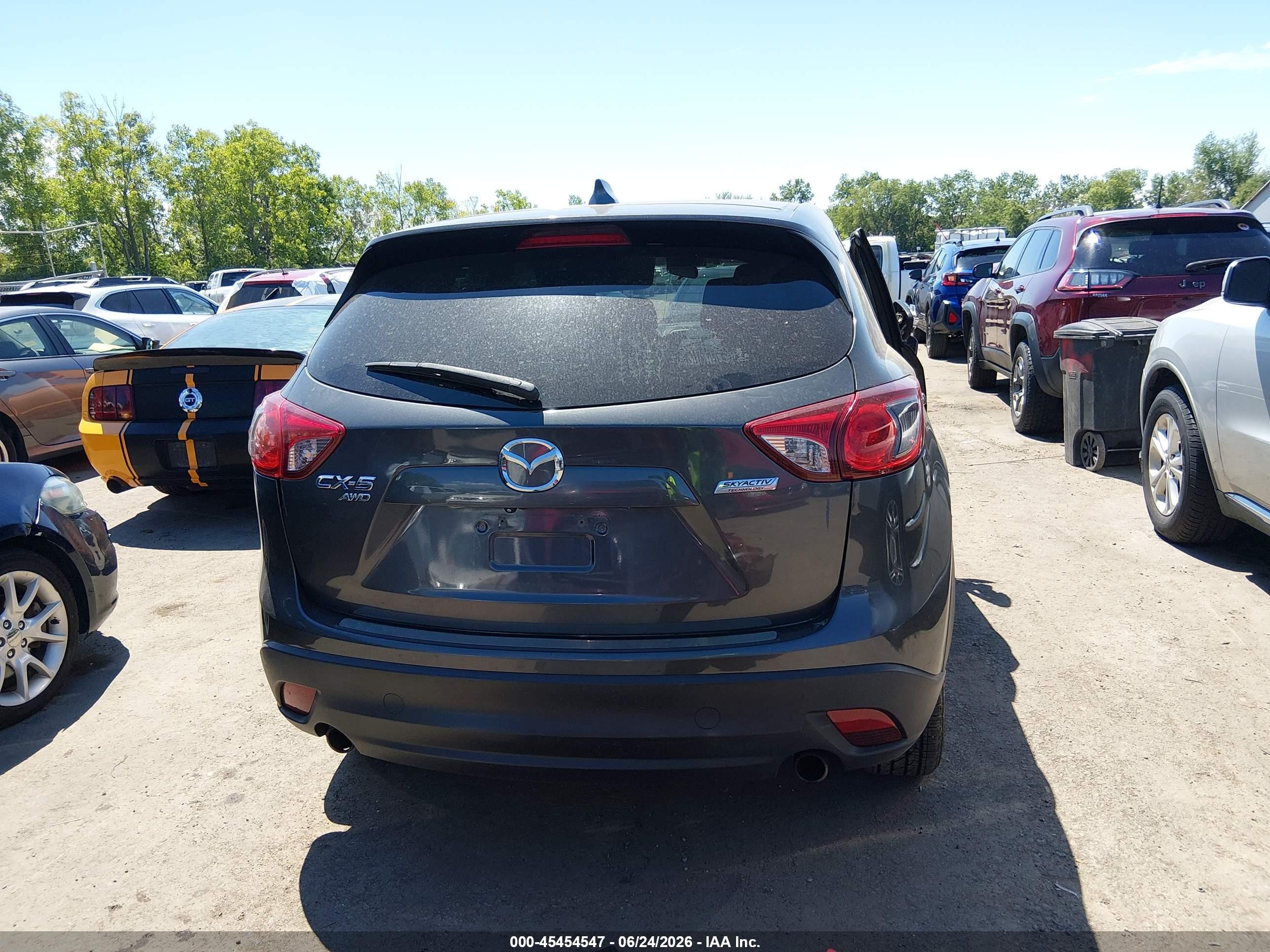 2015 Mazda Cx-5 Grand Touring Gray vin: JM3KE4DY8F0502854