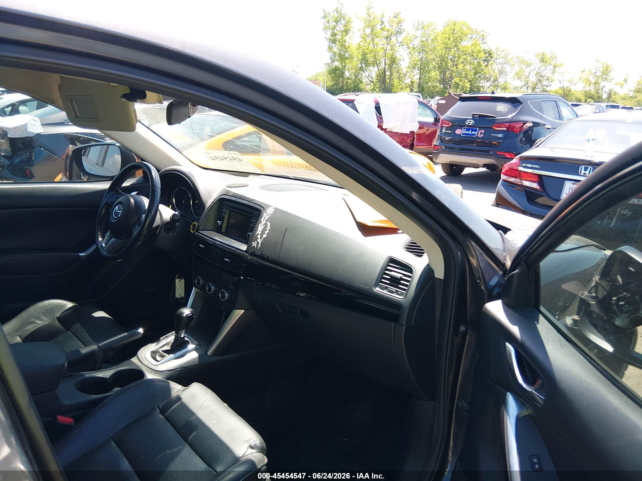 2015 Mazda Cx-5 Grand Touring Gray vin: JM3KE4DY8F0502854