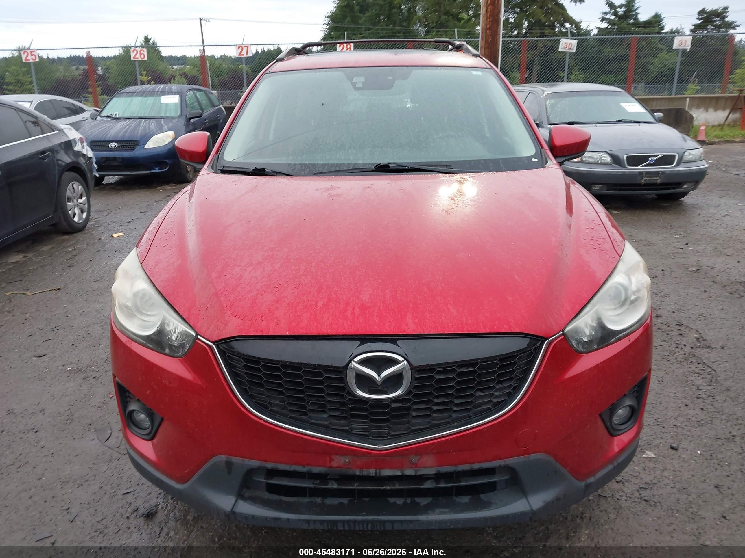 2014 Mazda Cx-5 Grand Touring Red vin: JM3KE4DY9E0390984