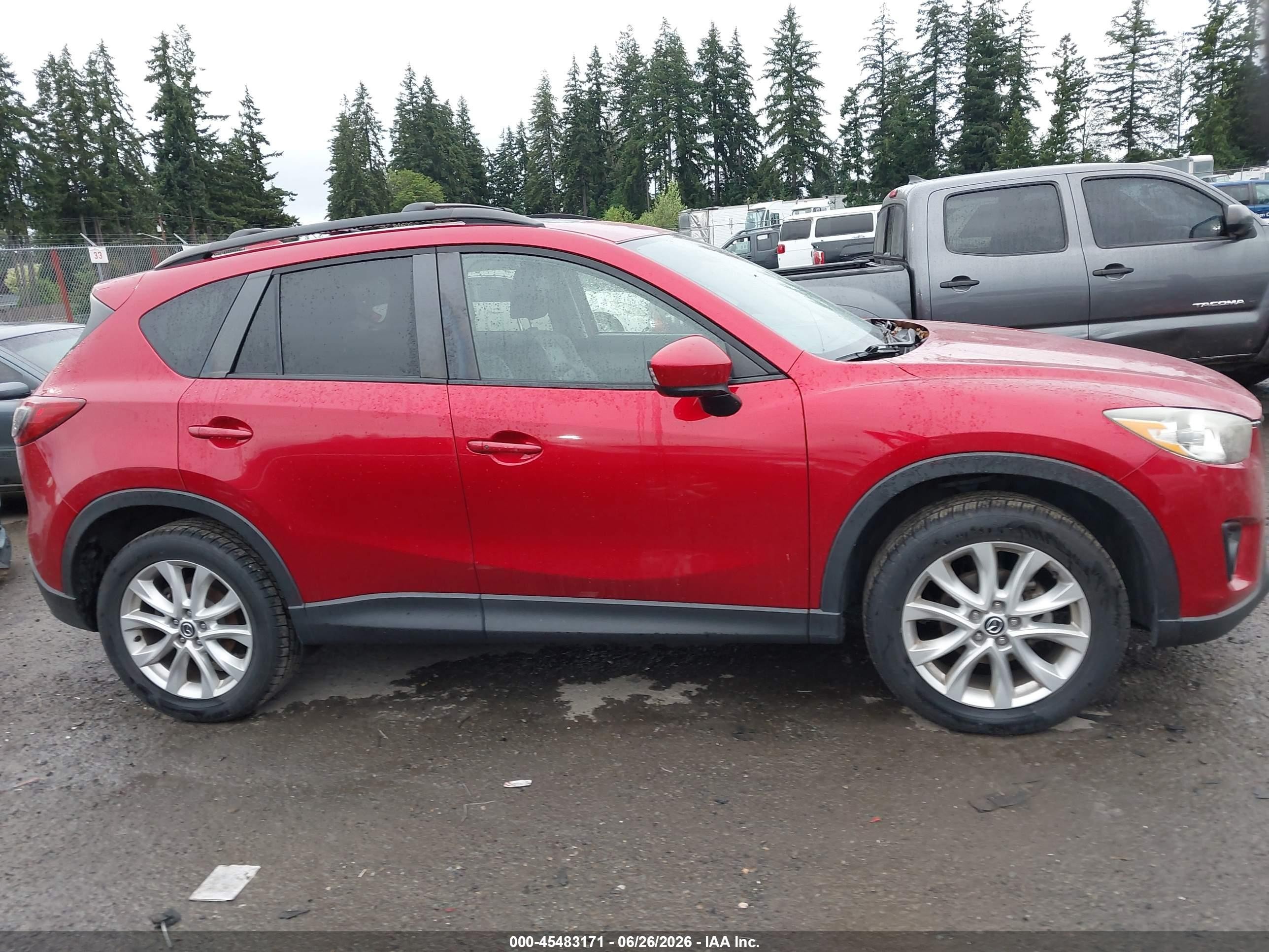 2014 Mazda Cx-5 Grand Touring Red vin: JM3KE4DY9E0390984