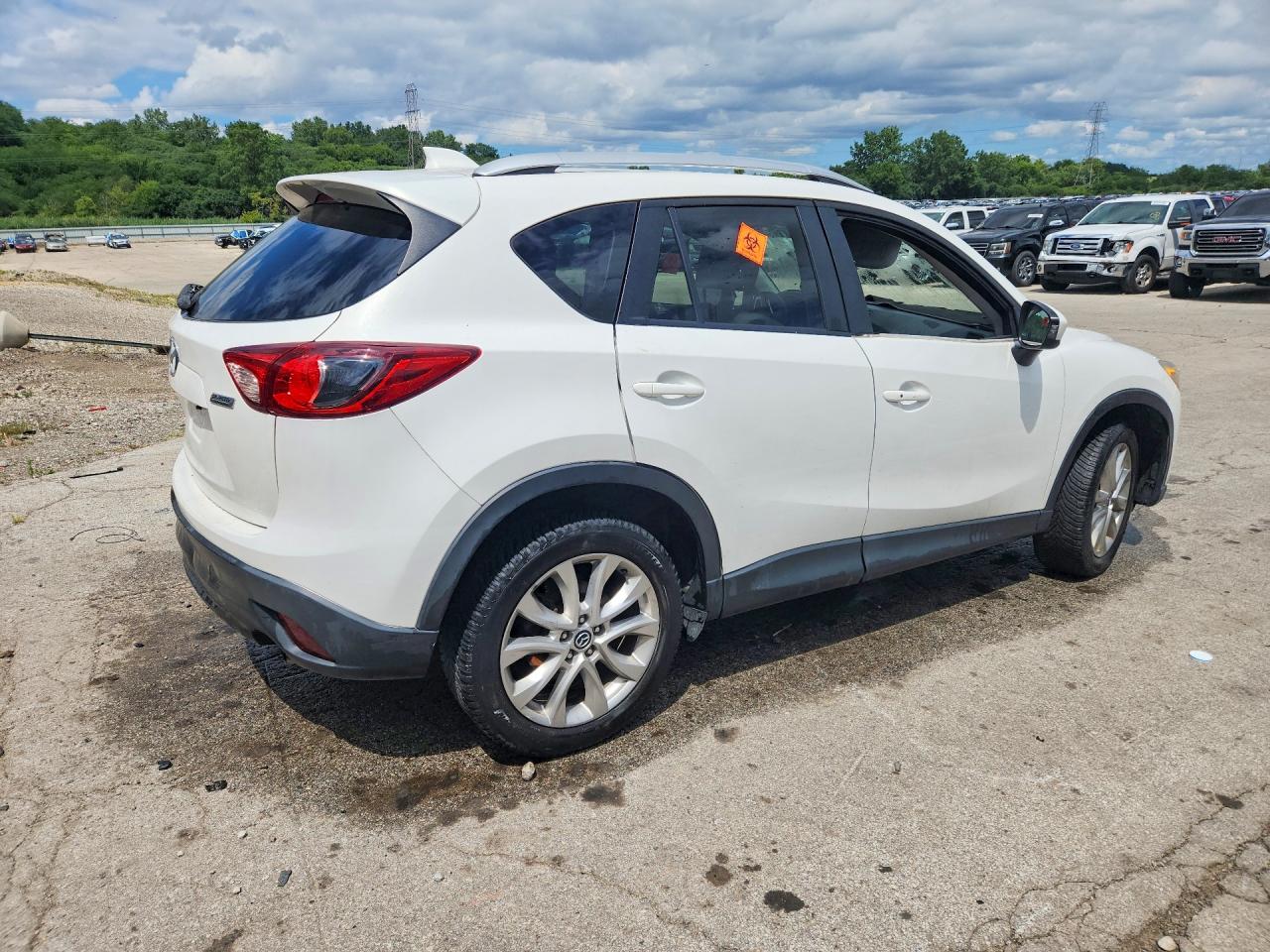 2015 Mazda Cx-5 Gt White vin: JM3KE4DY9F0454801