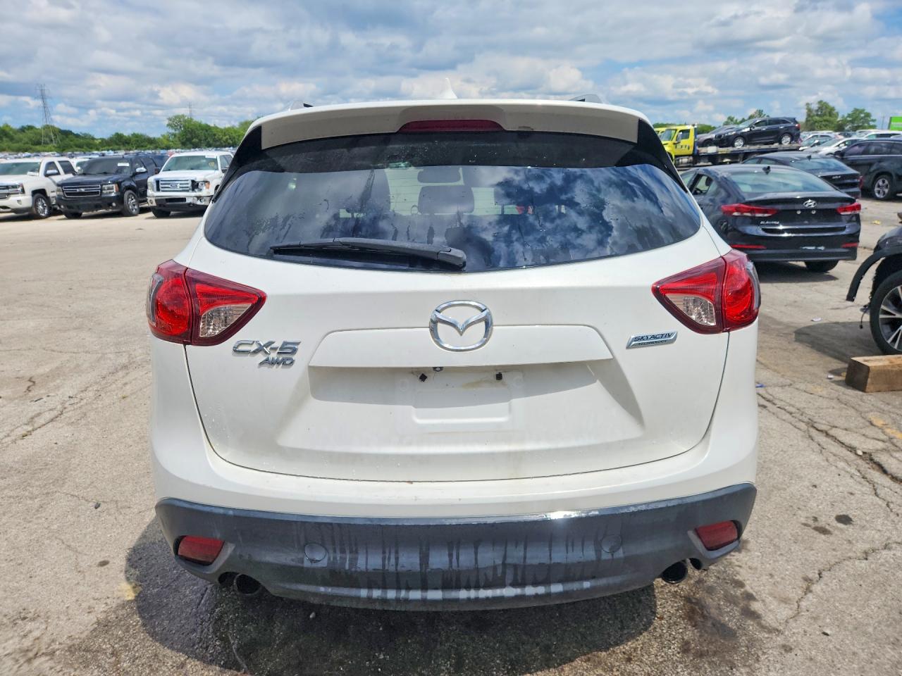 2015 Mazda Cx-5 Gt White vin: JM3KE4DY9F0454801