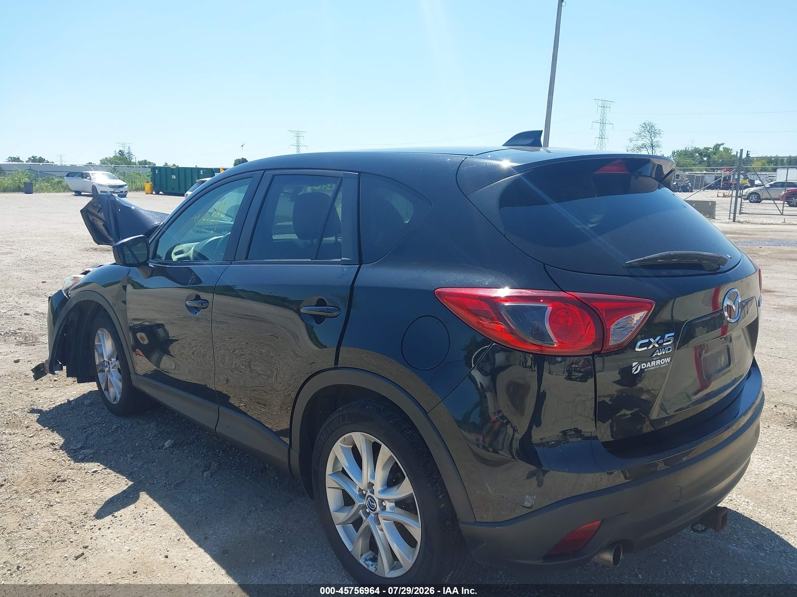 2015 Mazda Cx-5 Grand Touring Black vin: JM3KE4DY9F0501115