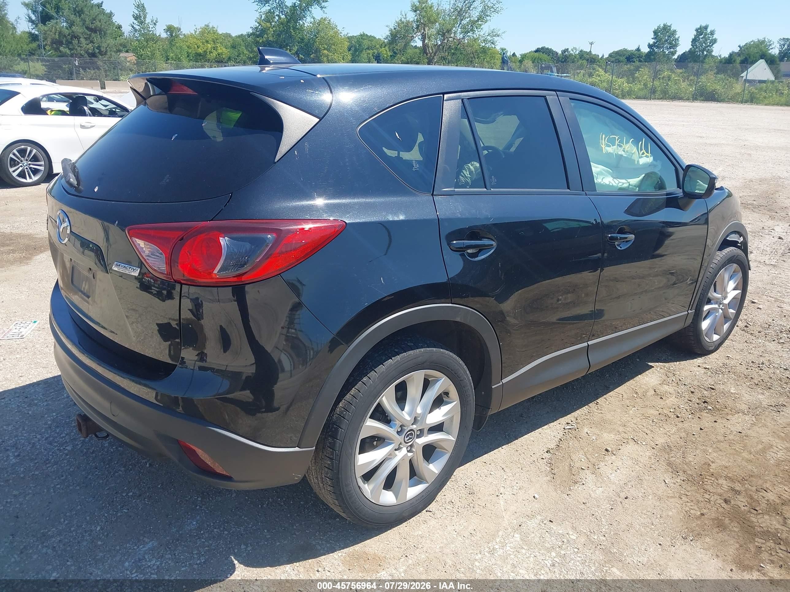 2015 Mazda Cx-5 Grand Touring Black vin: JM3KE4DY9F0501115