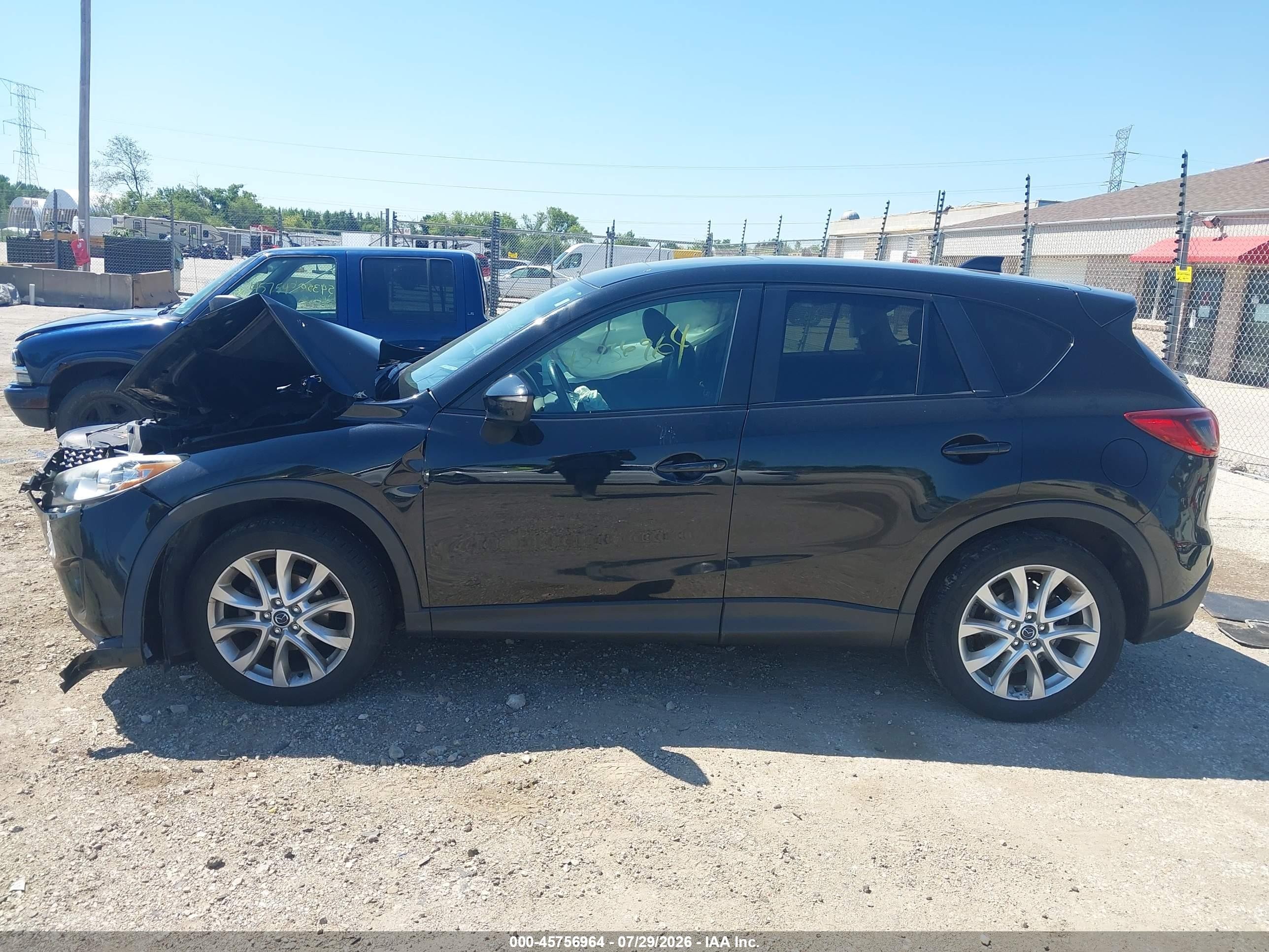2015 Mazda Cx-5 Grand Touring Black vin: JM3KE4DY9F0501115