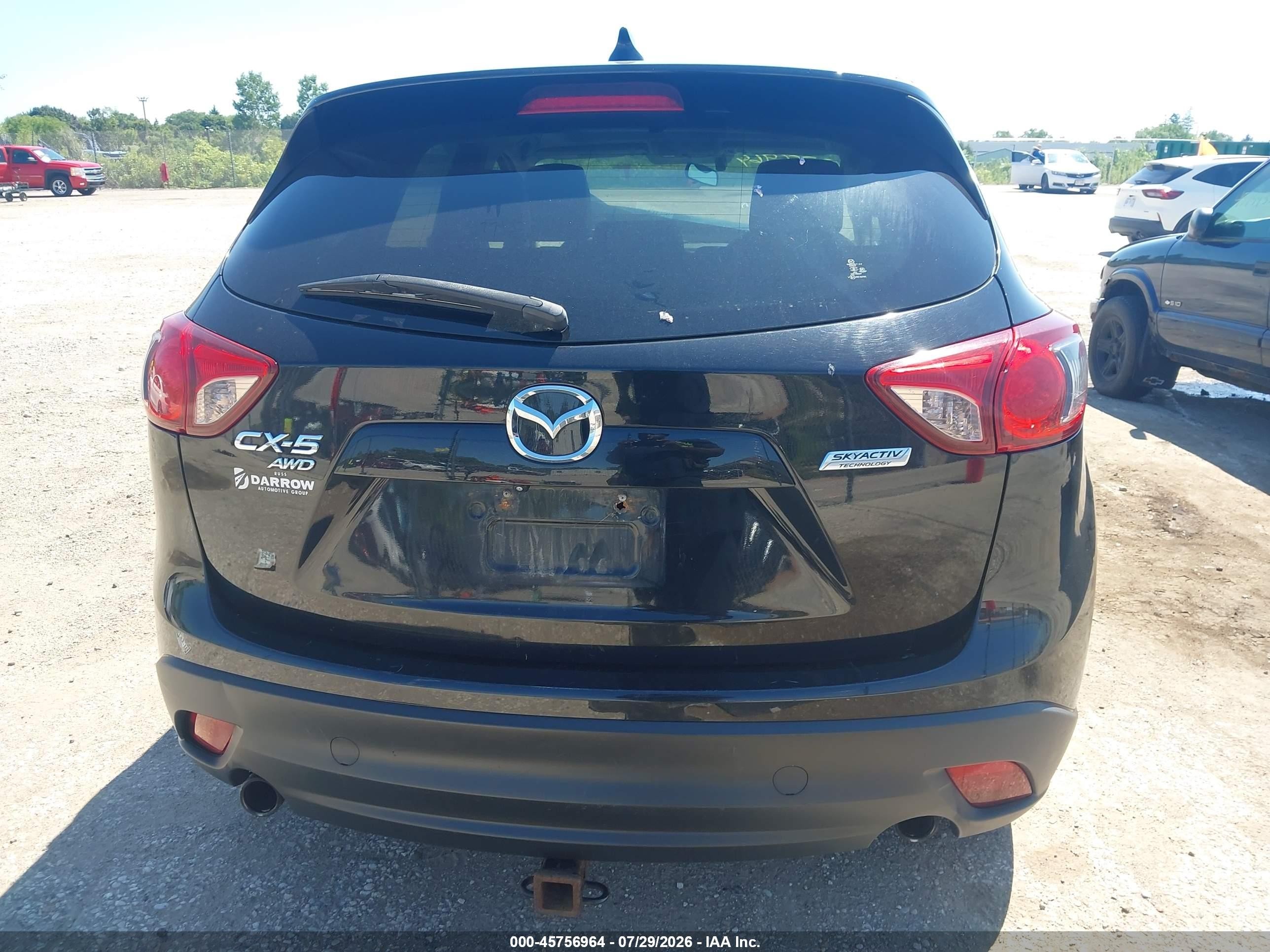2015 Mazda Cx-5 Grand Touring Black vin: JM3KE4DY9F0501115