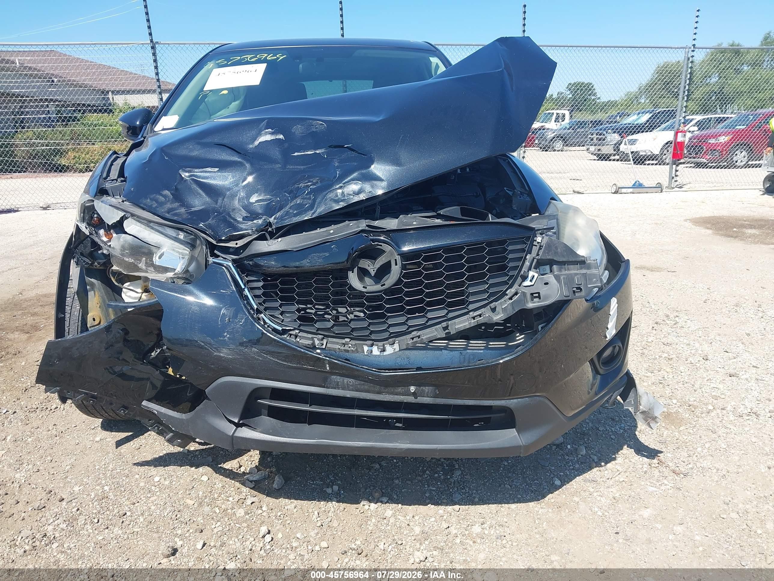 2015 Mazda Cx-5 Grand Touring Black vin: JM3KE4DY9F0501115