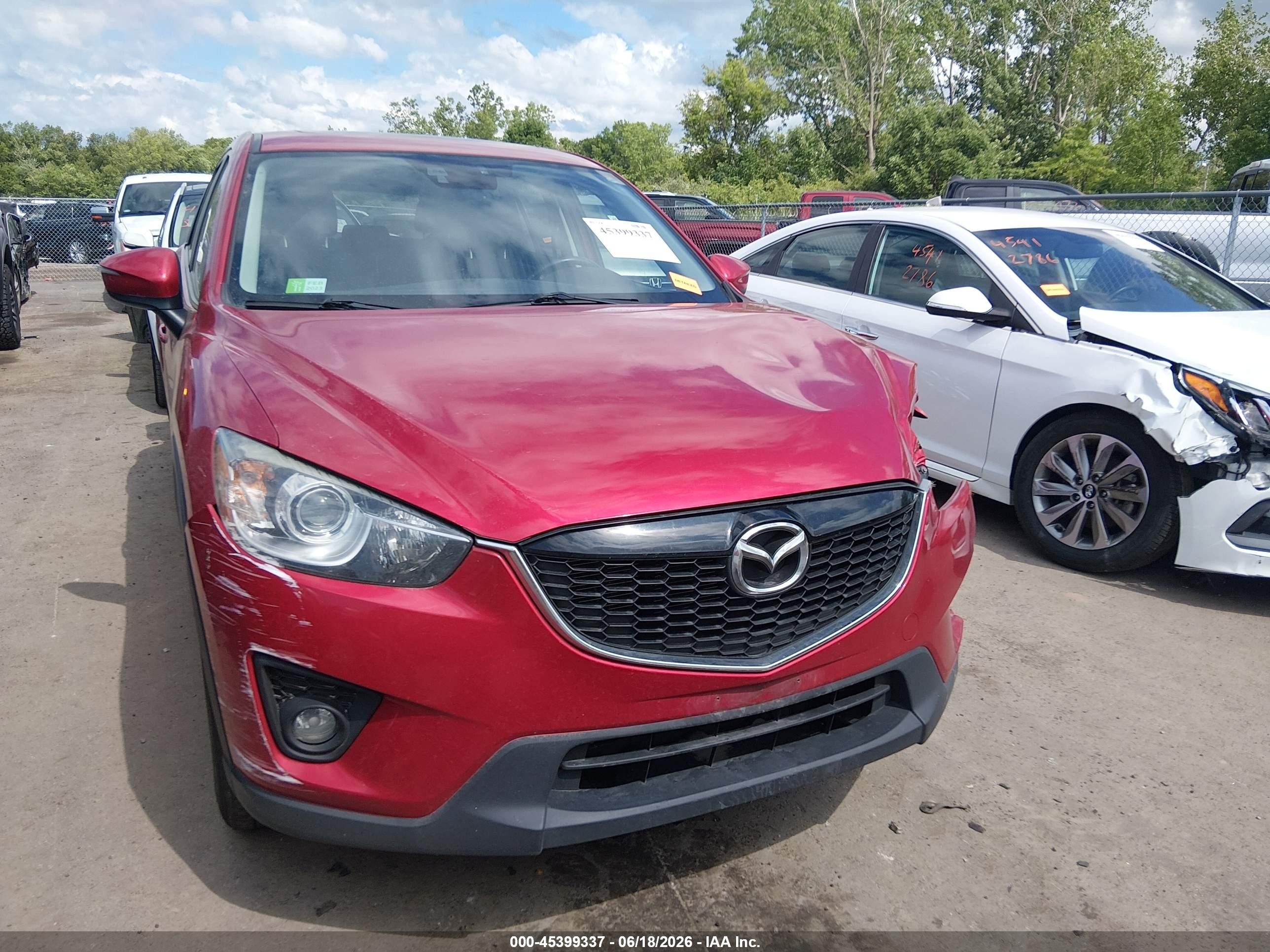 2015 Mazda Cx-5 Grand Touring Red vin: JM3KE4DY9F0515404