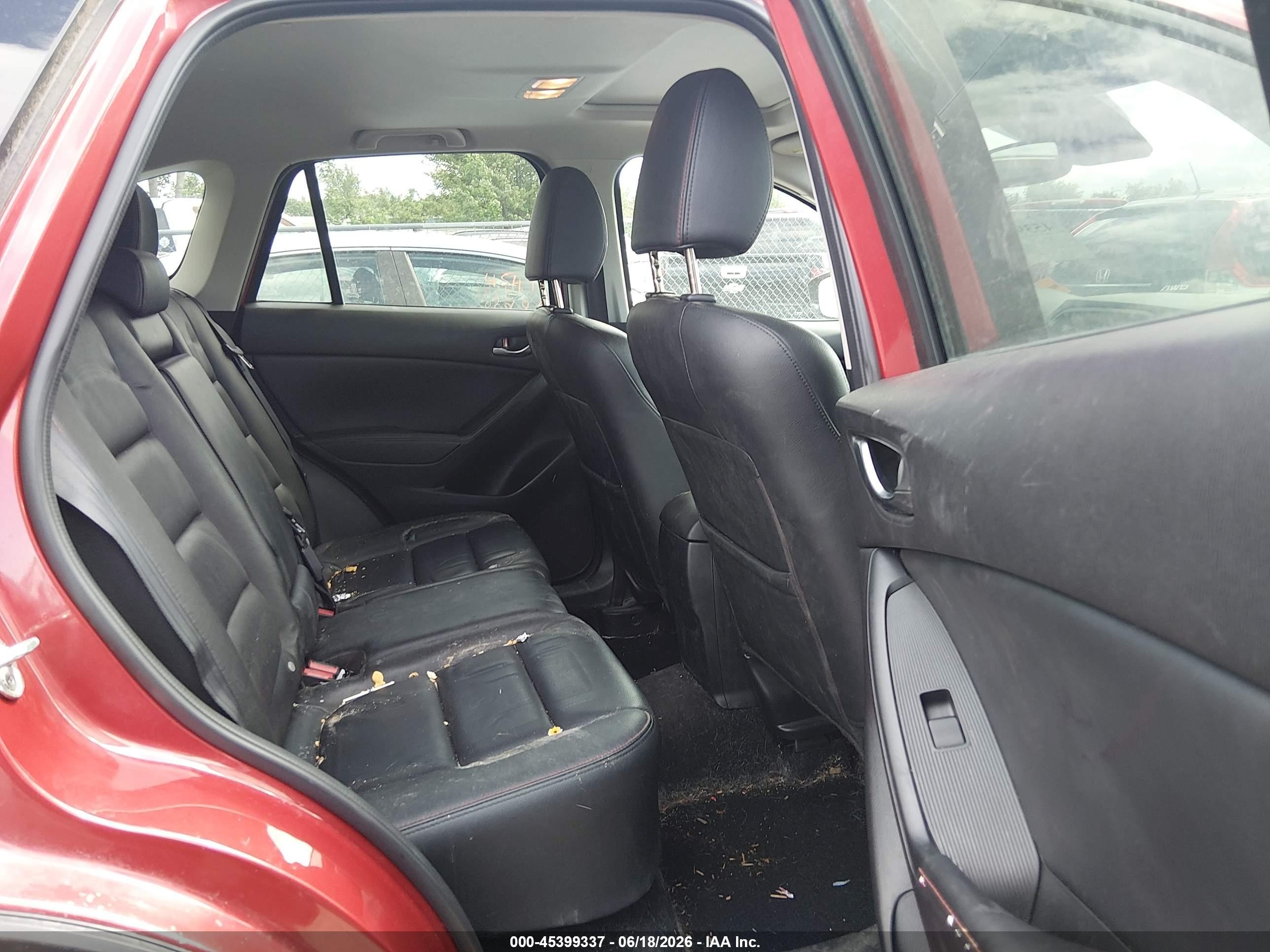 2015 Mazda Cx-5 Grand Touring Red vin: JM3KE4DY9F0515404