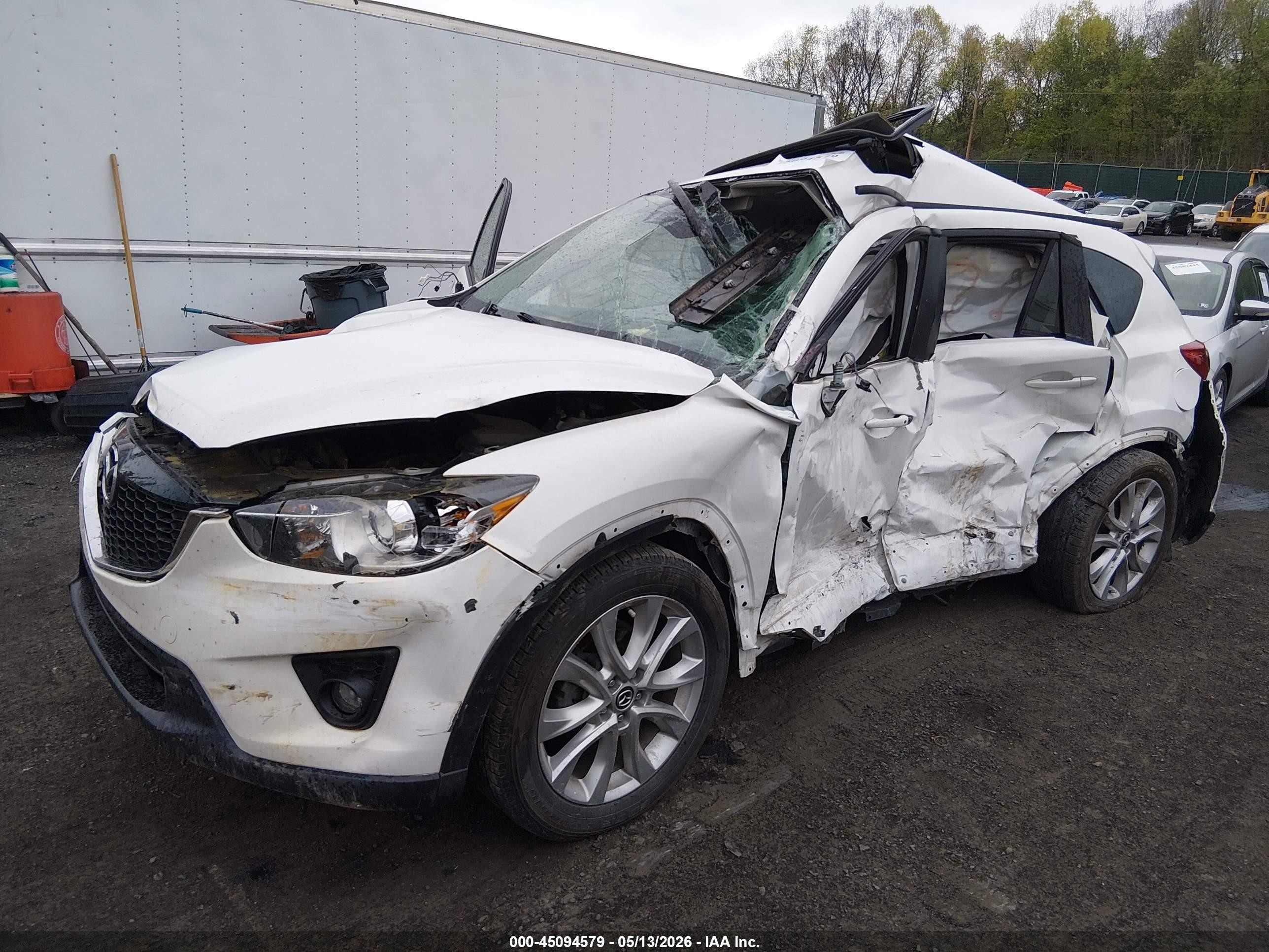 2015 Mazda Cx-5 Grand Touring Белый vin: JM3KE4DY9F0540626