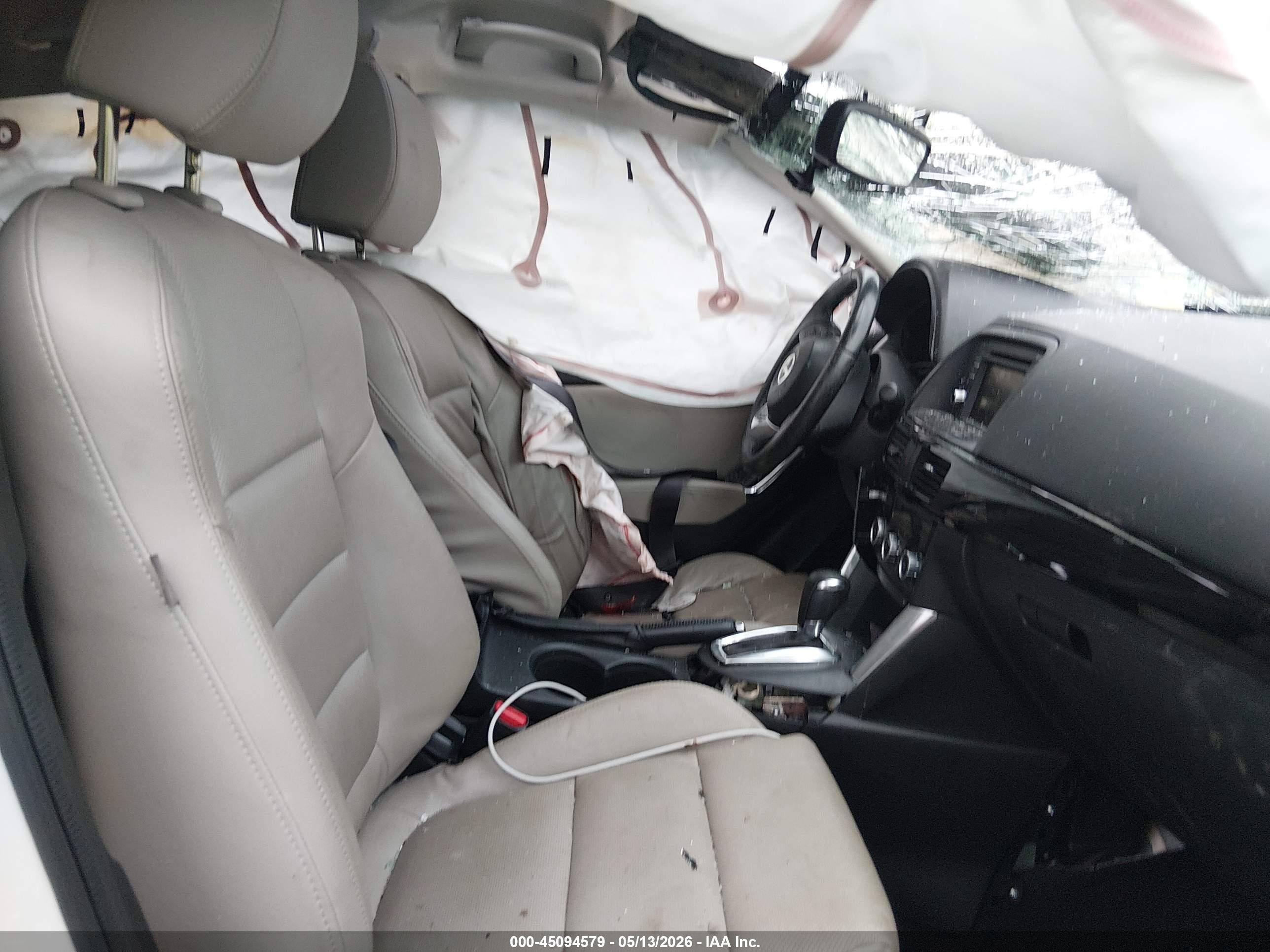 2015 Mazda Cx-5 Grand Touring Белый vin: JM3KE4DY9F0540626