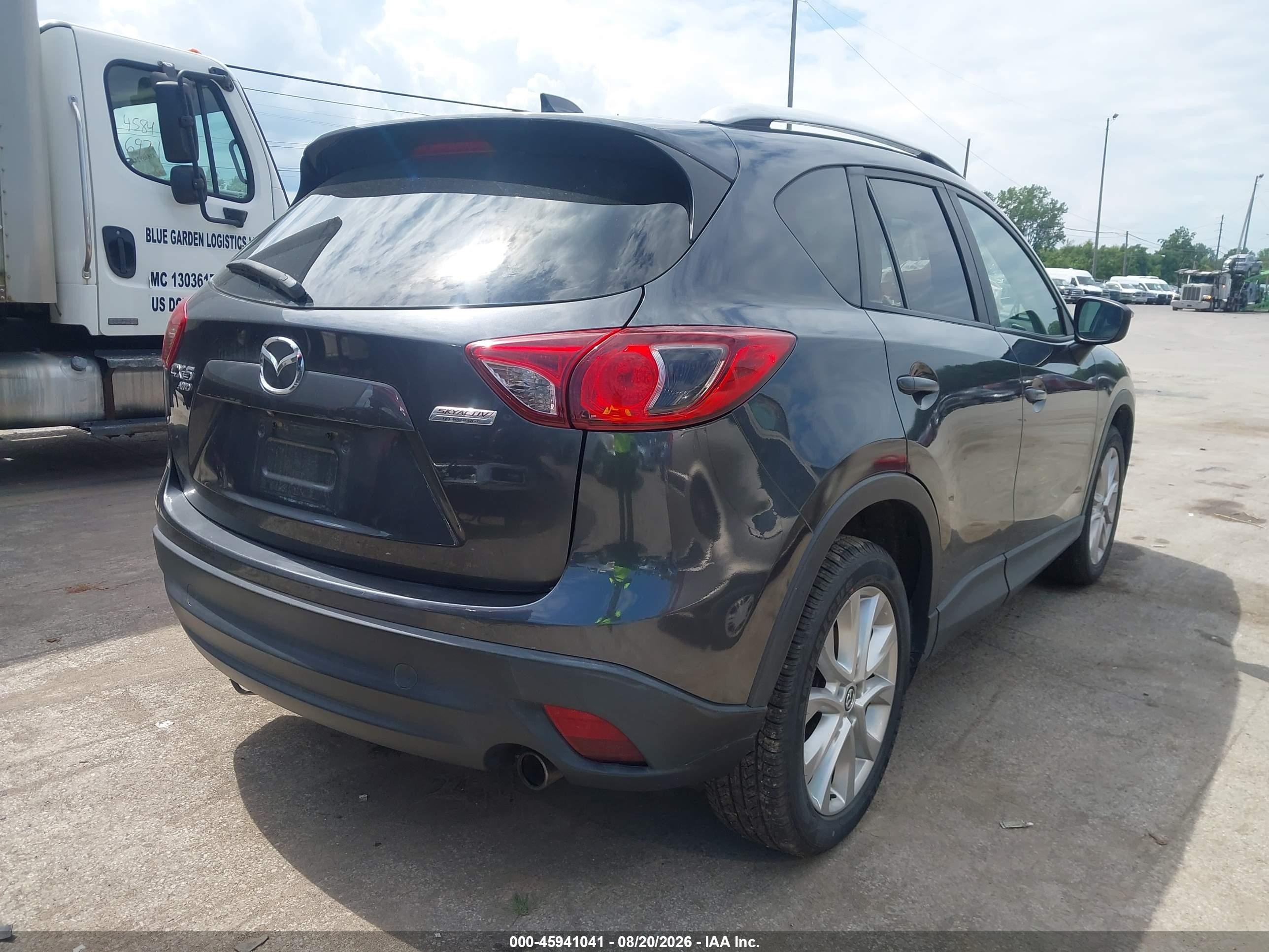 2015 Mazda Cx-5 Grand Touring Gray vin: JM3KE4DY9F0550945