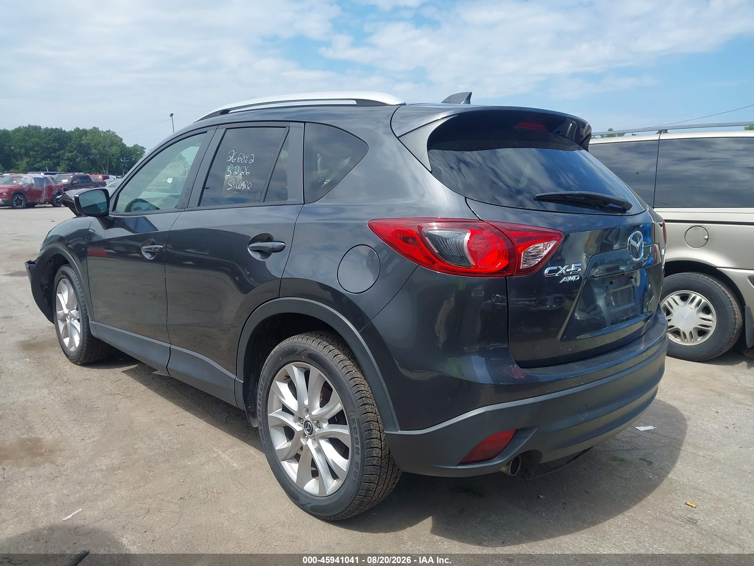 2015 Mazda Cx-5 Grand Touring Gray vin: JM3KE4DY9F0550945