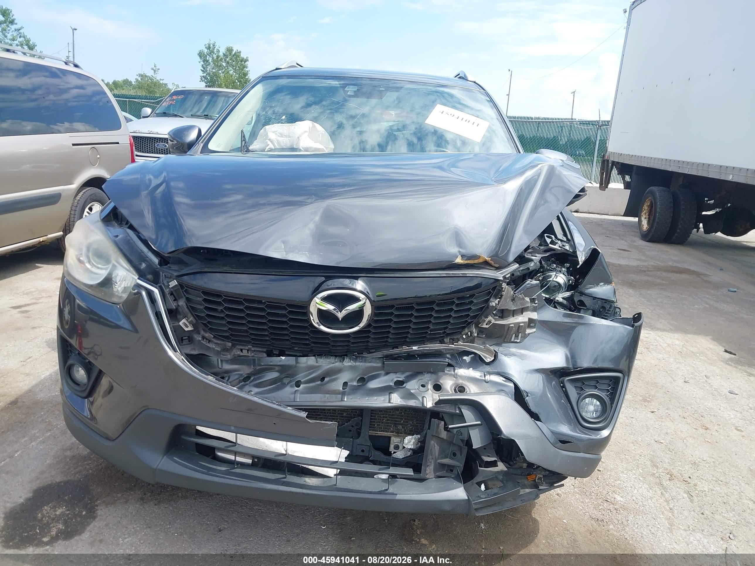 2015 Mazda Cx-5 Grand Touring Gray vin: JM3KE4DY9F0550945