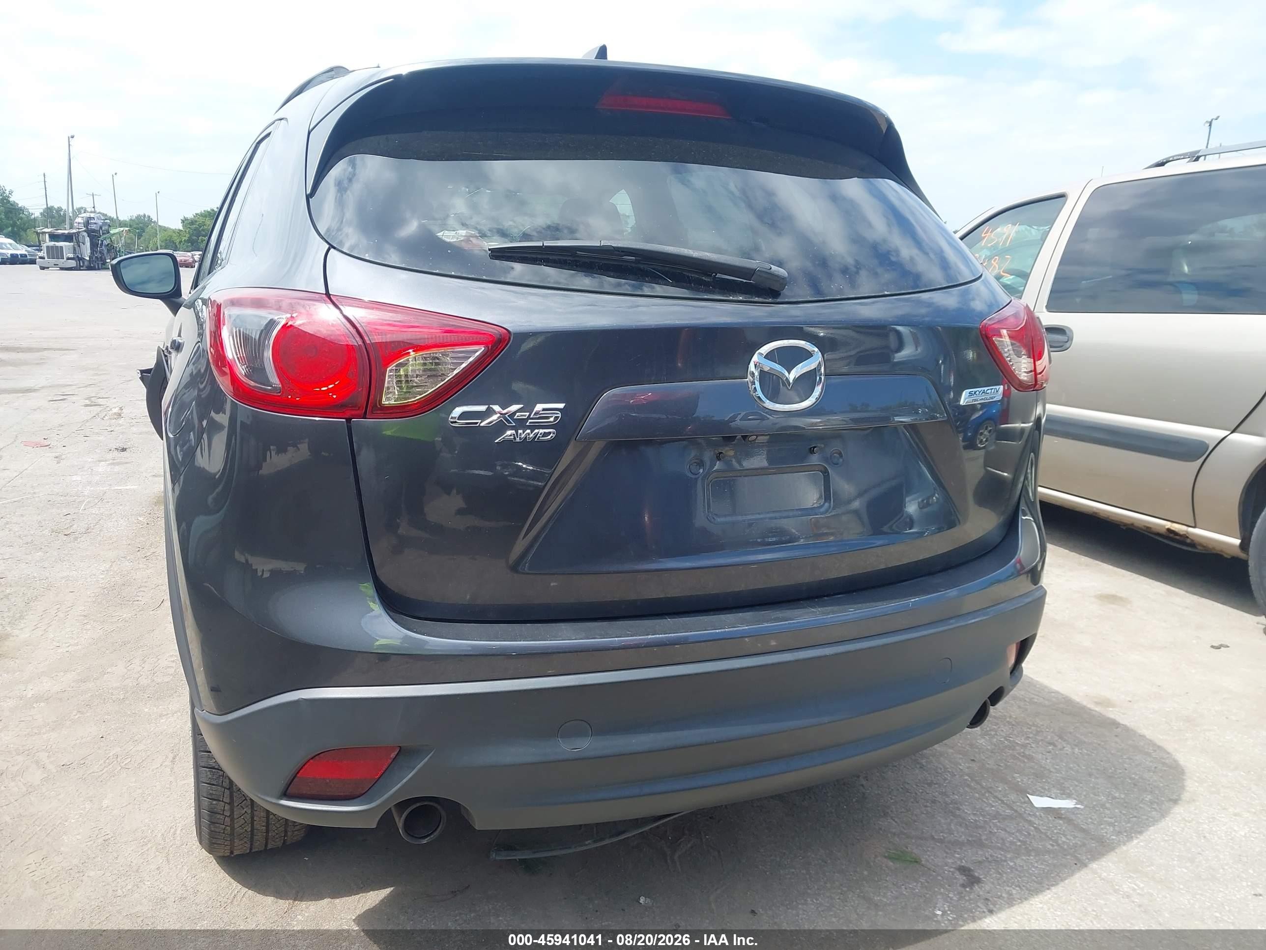 2015 Mazda Cx-5 Grand Touring Gray vin: JM3KE4DY9F0550945