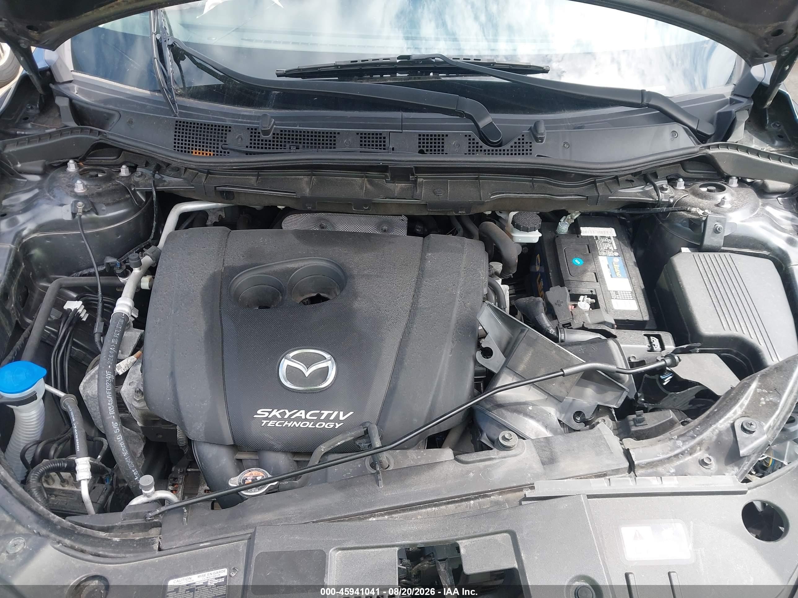 2015 Mazda Cx-5 Grand Touring Gray vin: JM3KE4DY9F0550945