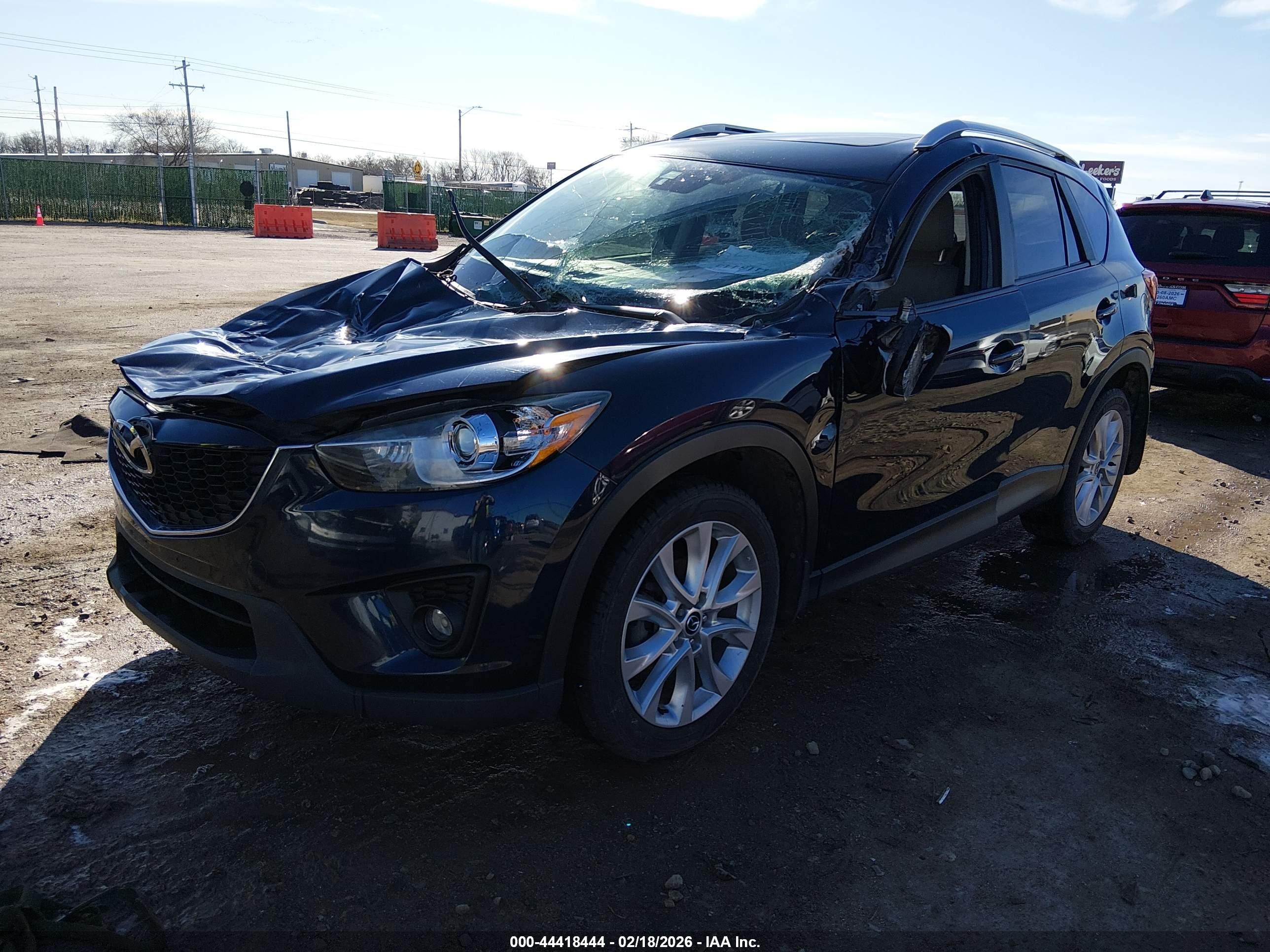 2015 Mazda Cx-5 Grand Touring Blue vin: JM3KE4DY9F0553800