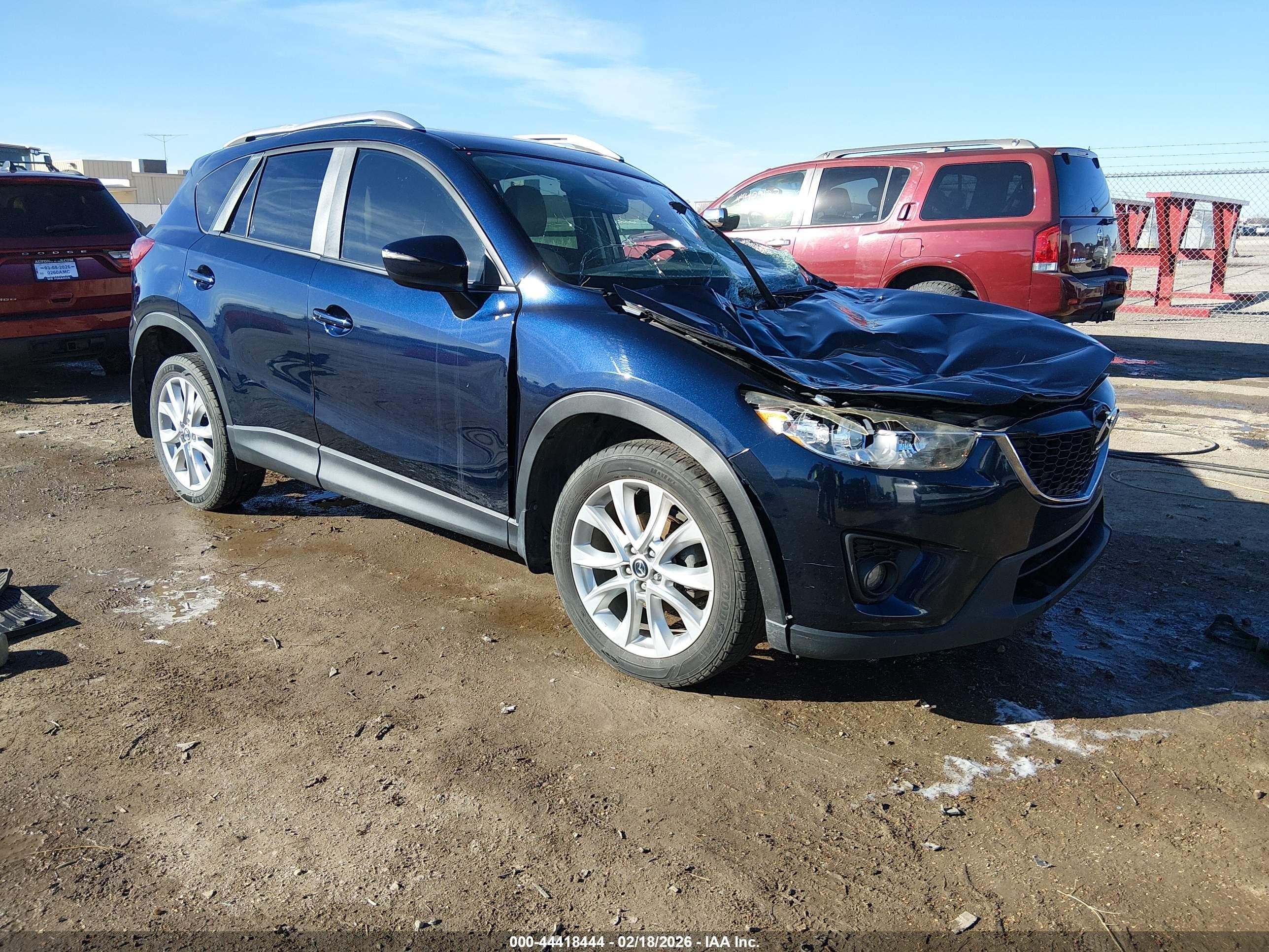 2015 Mazda Cx-5 Grand Touring Blue vin: JM3KE4DY9F0553800
