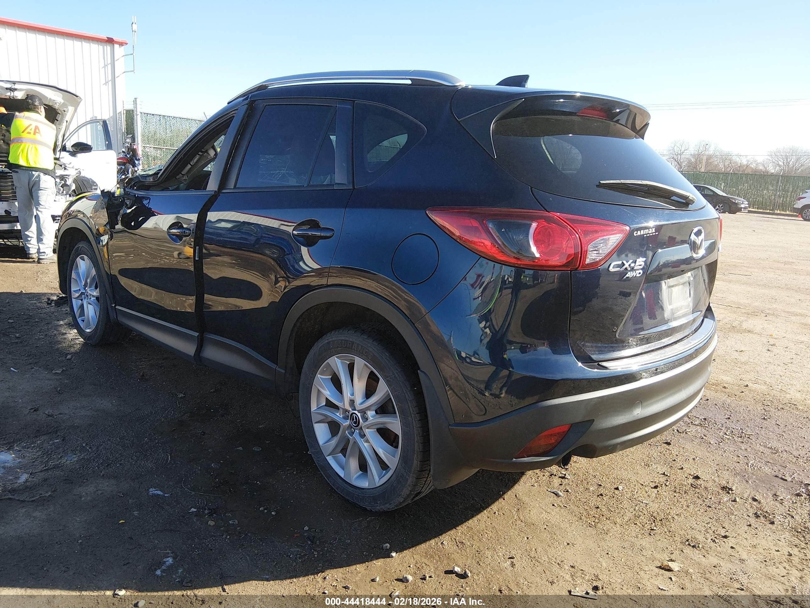 2015 Mazda Cx-5 Grand Touring Blue vin: JM3KE4DY9F0553800