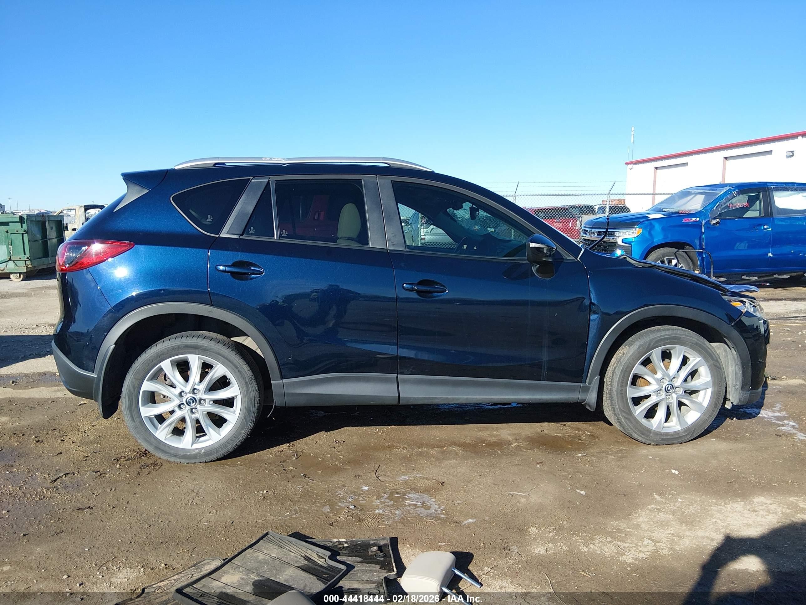 2015 Mazda Cx-5 Grand Touring Blue vin: JM3KE4DY9F0553800