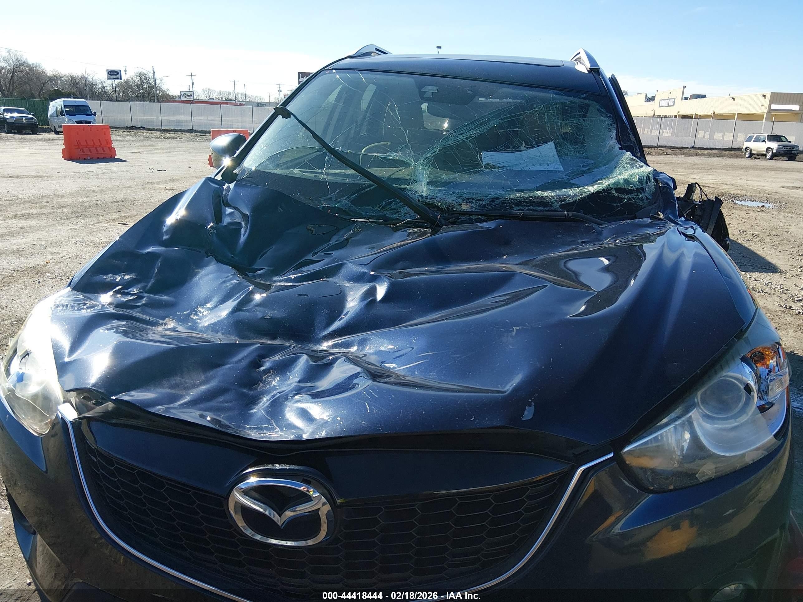 2015 Mazda Cx-5 Grand Touring Blue vin: JM3KE4DY9F0553800