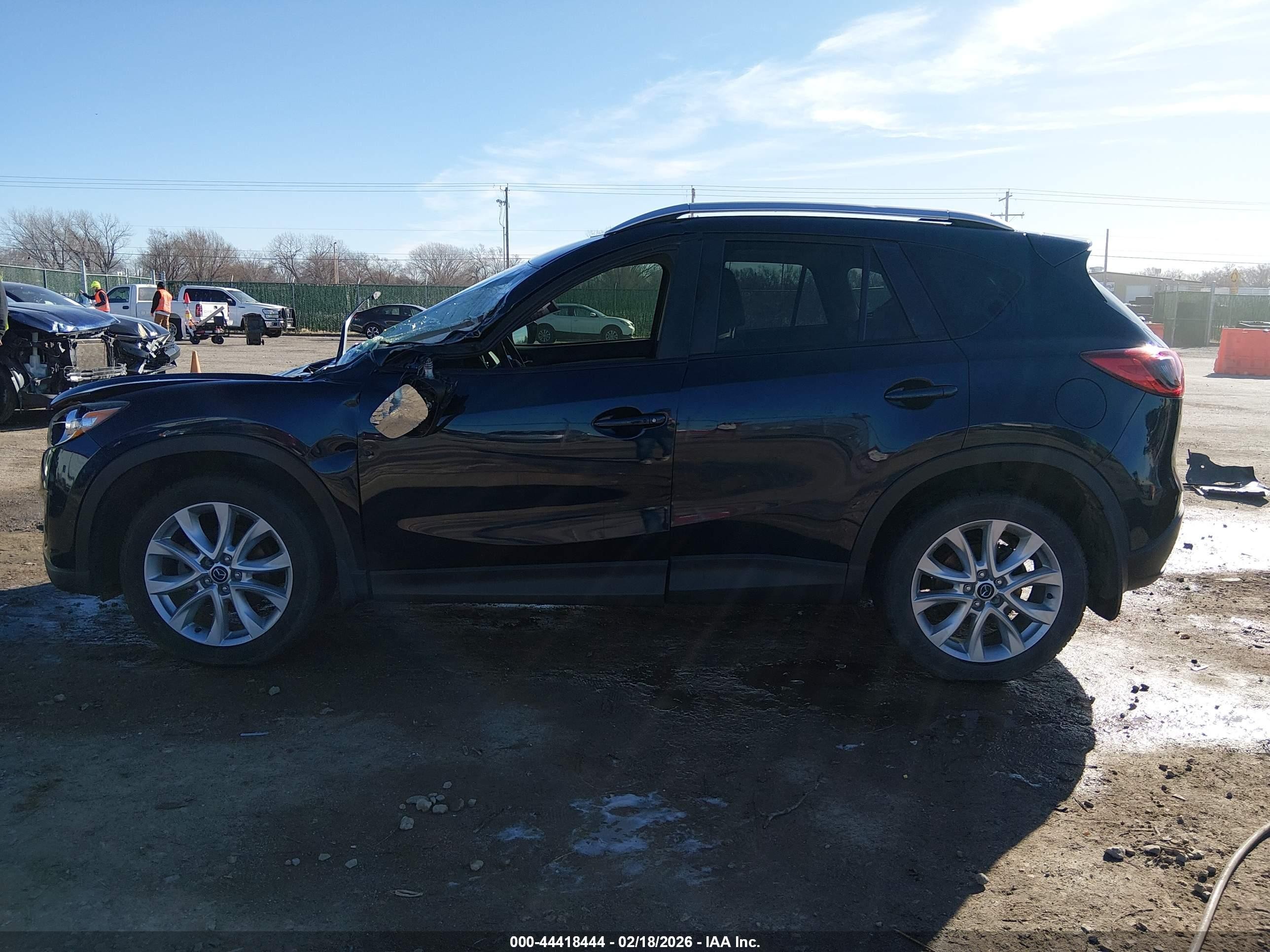 2015 Mazda Cx-5 Grand Touring Blue vin: JM3KE4DY9F0553800