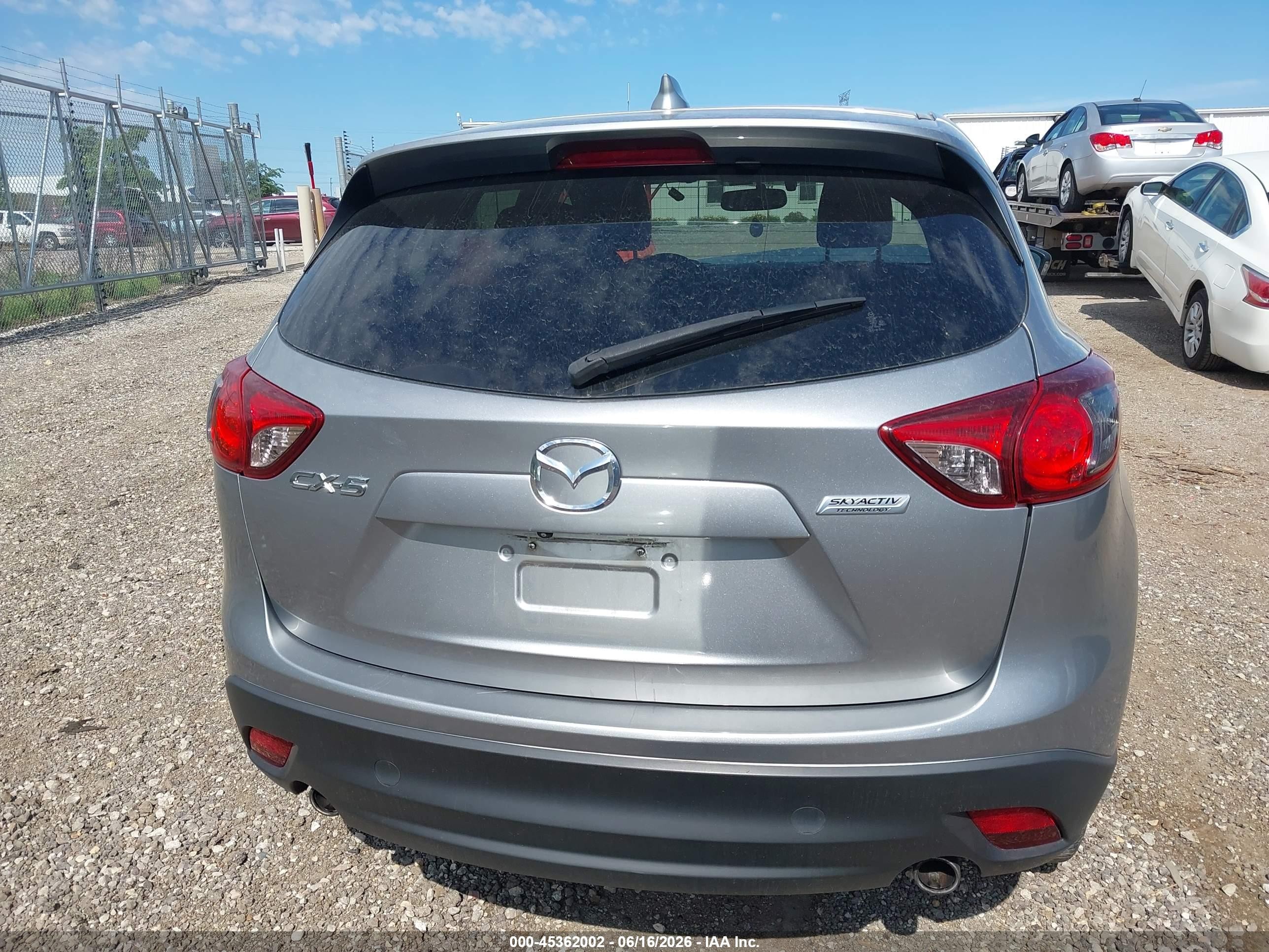 2014 Mazda Cx-5 Grand Touring Silver vin: JM3KE4DYXE0302704