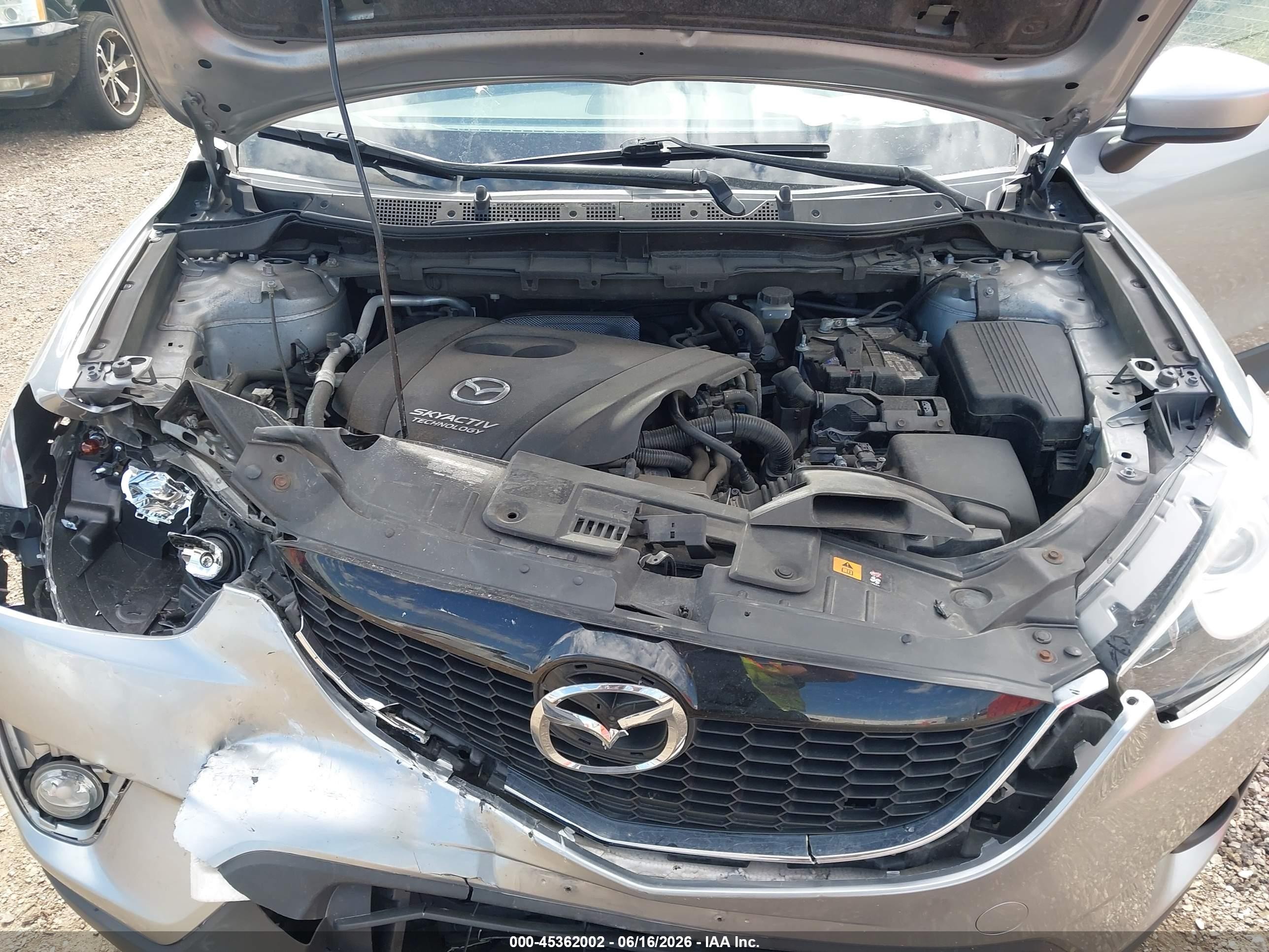 2014 Mazda Cx-5 Grand Touring Silver vin: JM3KE4DYXE0302704