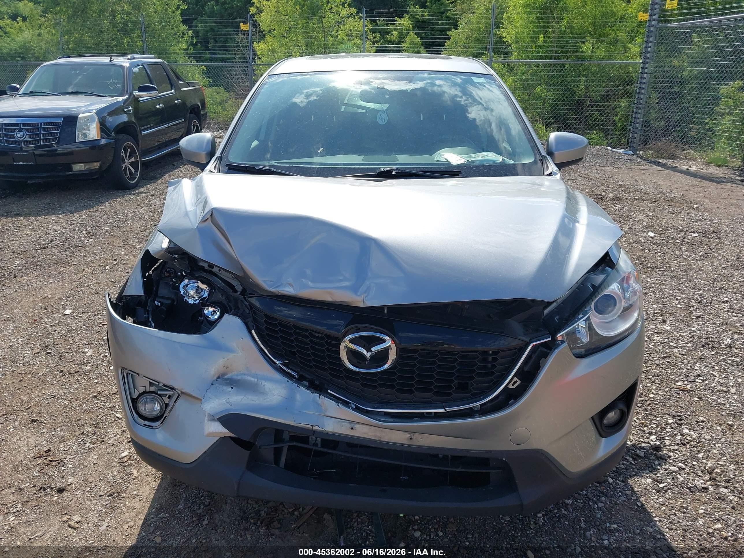 2014 Mazda Cx-5 Grand Touring Silver vin: JM3KE4DYXE0302704