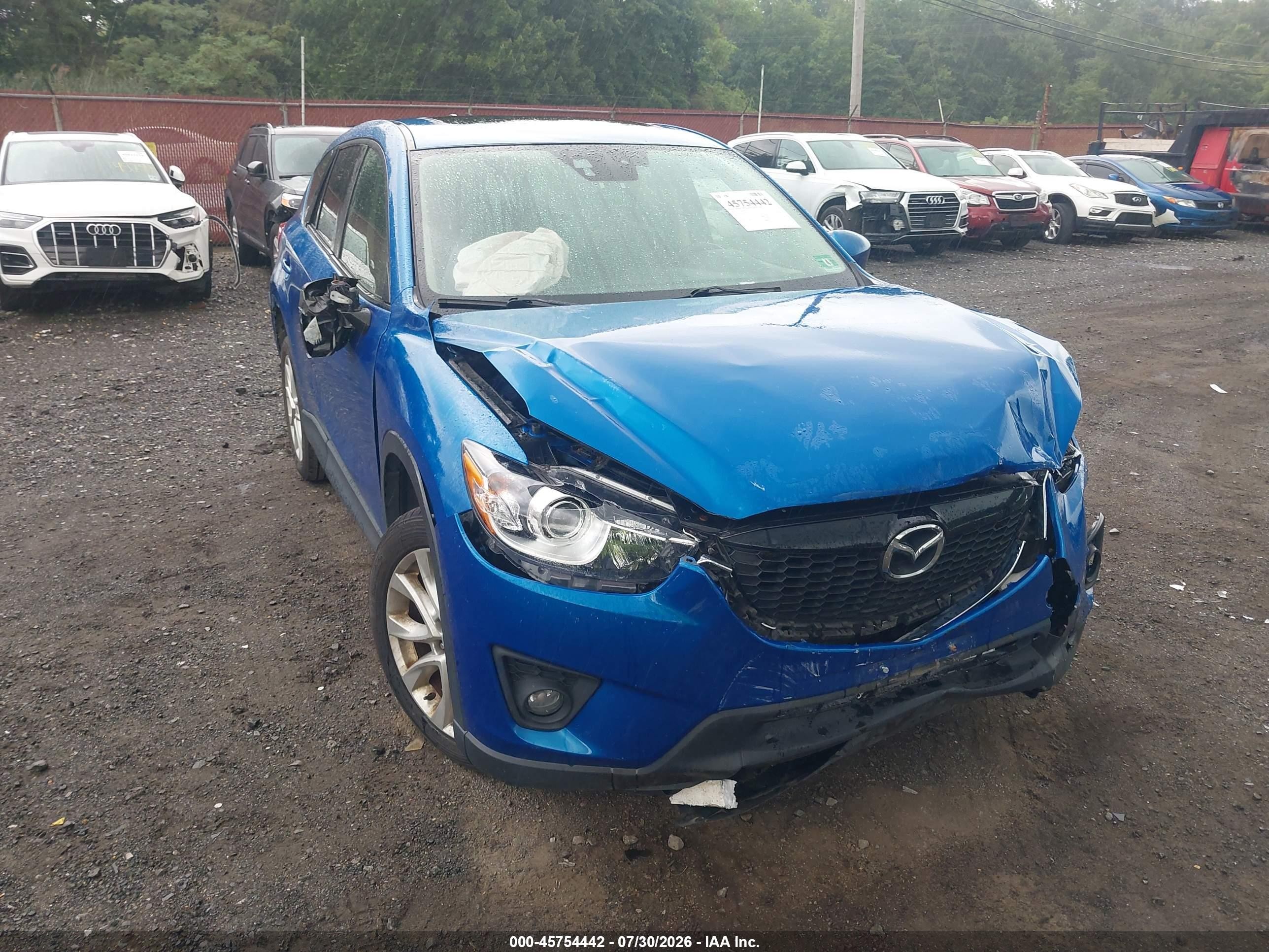 2014 Mazda Cx-5 Grand Touring Dark Blue vin: JM3KE4DYXE0350736