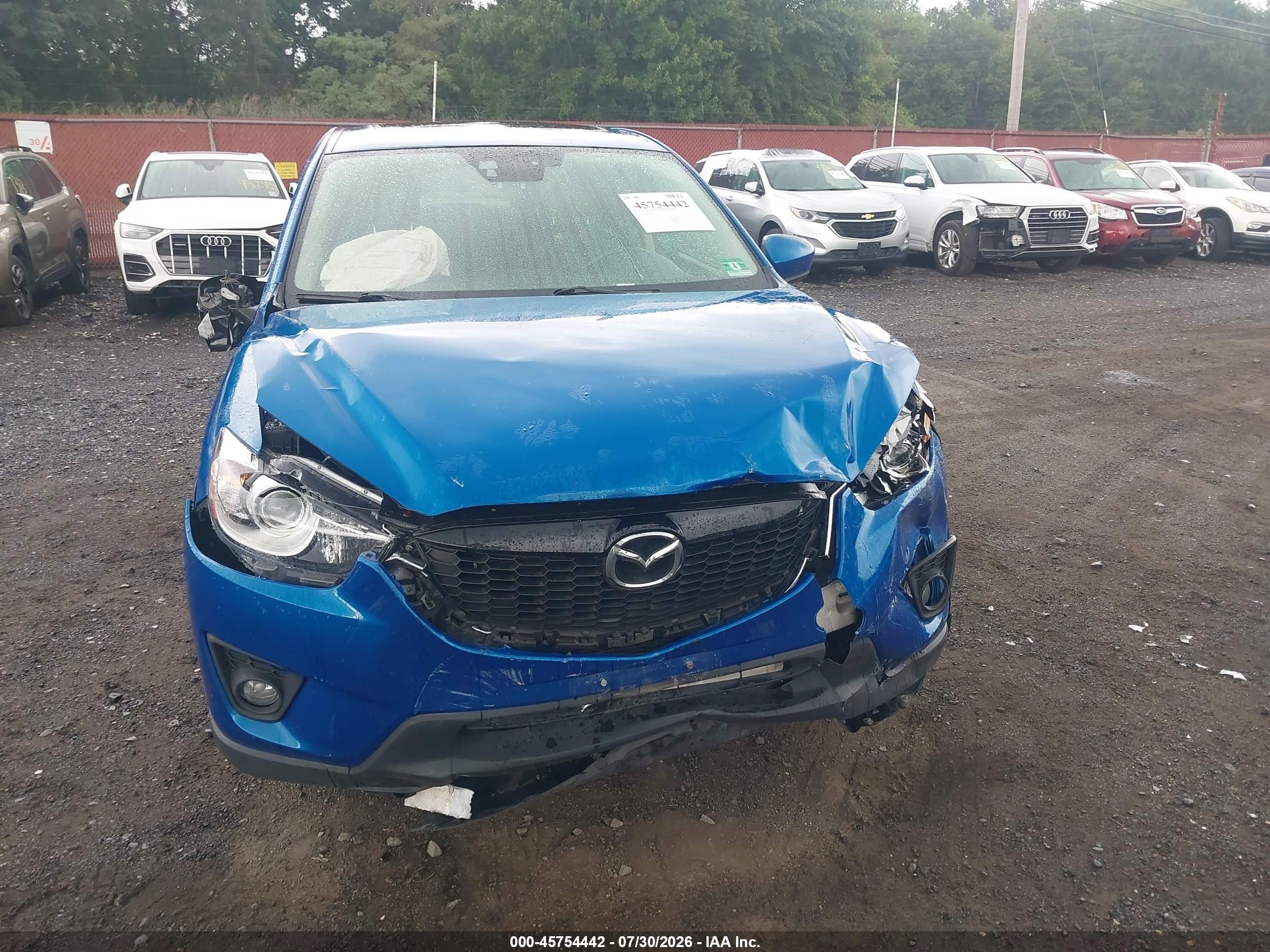 2014 Mazda Cx-5 Grand Touring Dark Blue vin: JM3KE4DYXE0350736