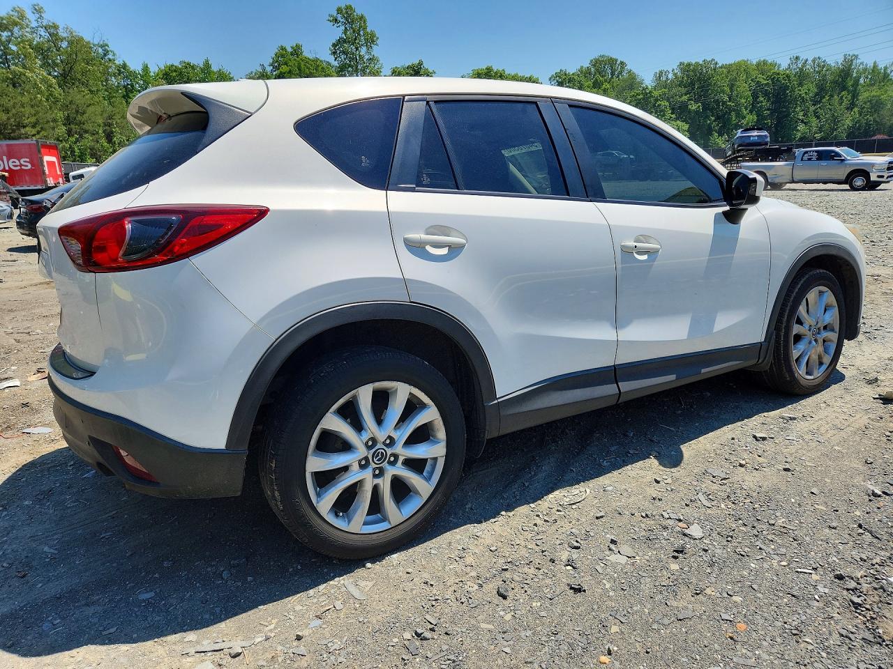 2015 Mazda Cx-5 Gt White vin: JM3KE4DYXF0457366