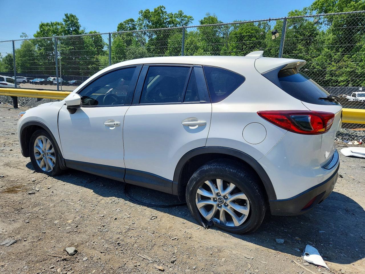 2015 Mazda Cx-5 Gt White vin: JM3KE4DYXF0457366