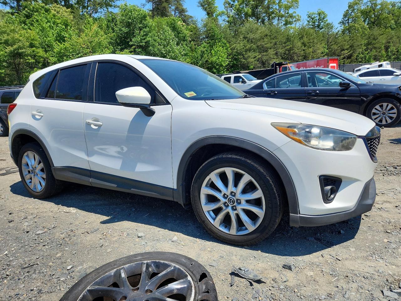 2015 Mazda Cx-5 Gt White vin: JM3KE4DYXF0457366