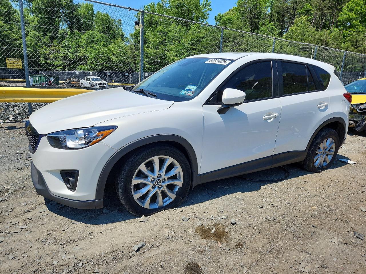 2015 Mazda Cx-5 Gt White vin: JM3KE4DYXF0457366