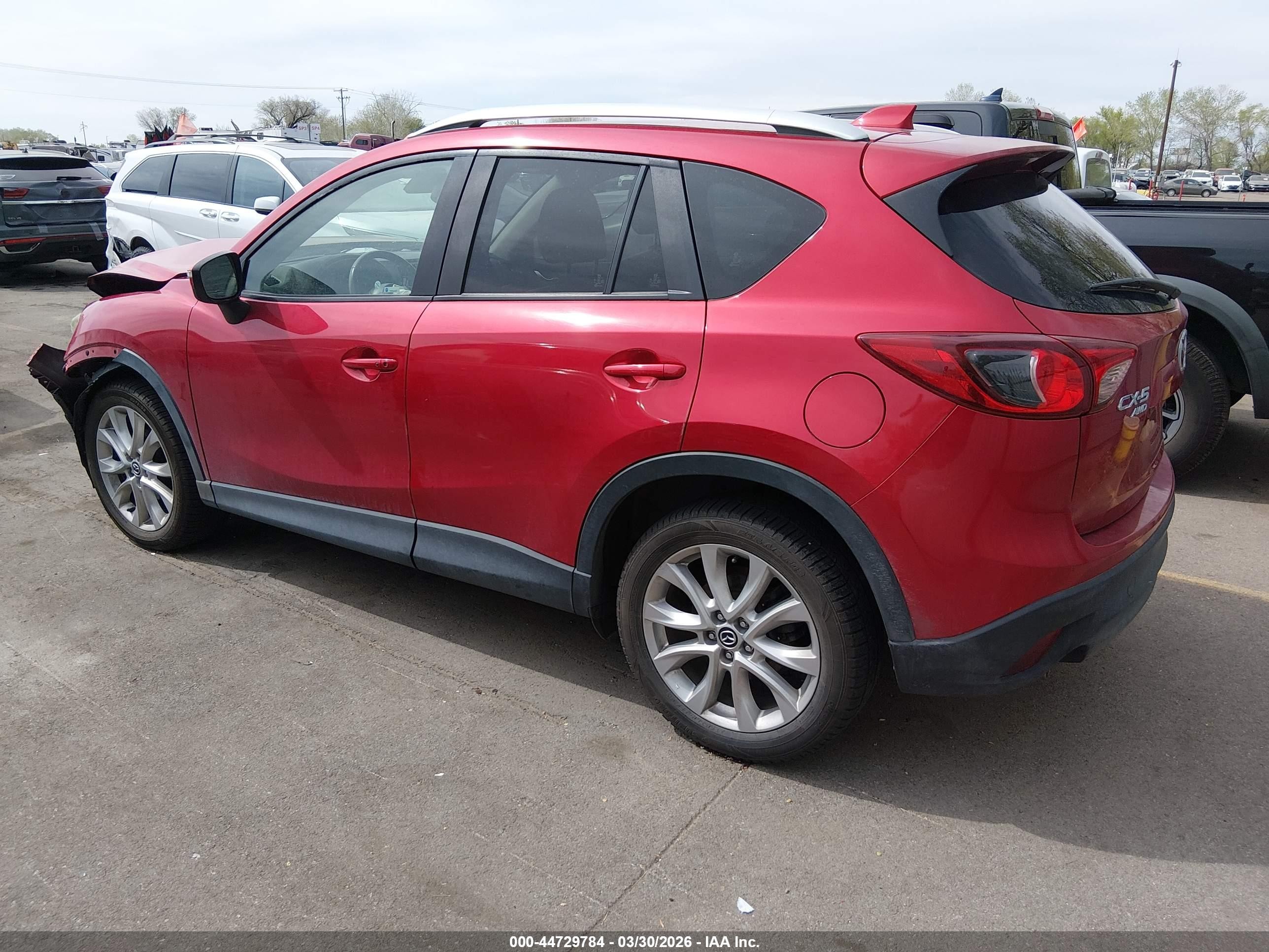2015 Mazda Cx-5 Grand Touring Red vin: JM3KE4DYXF0483370