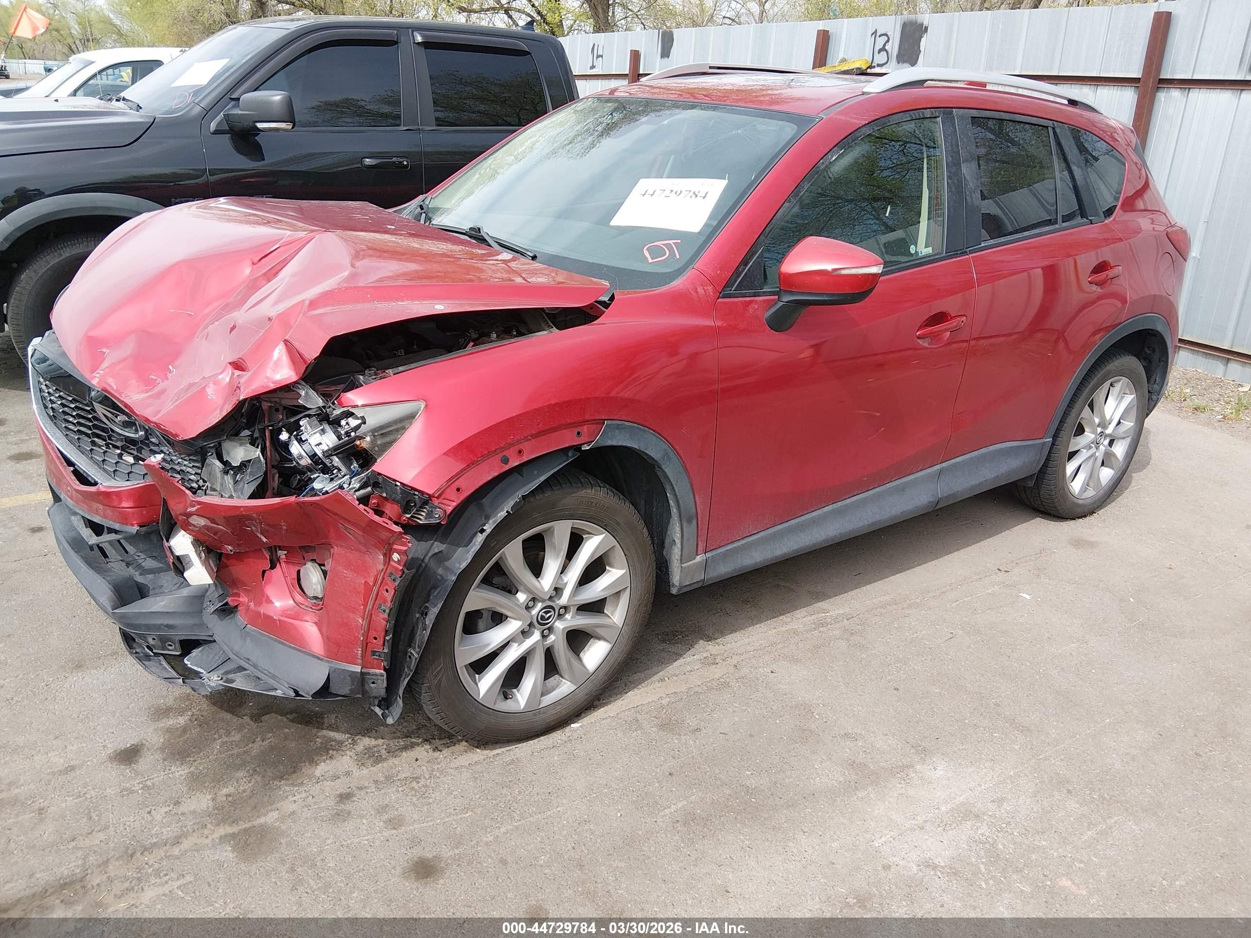 2015 Mazda Cx-5 Grand Touring Red vin: JM3KE4DYXF0483370