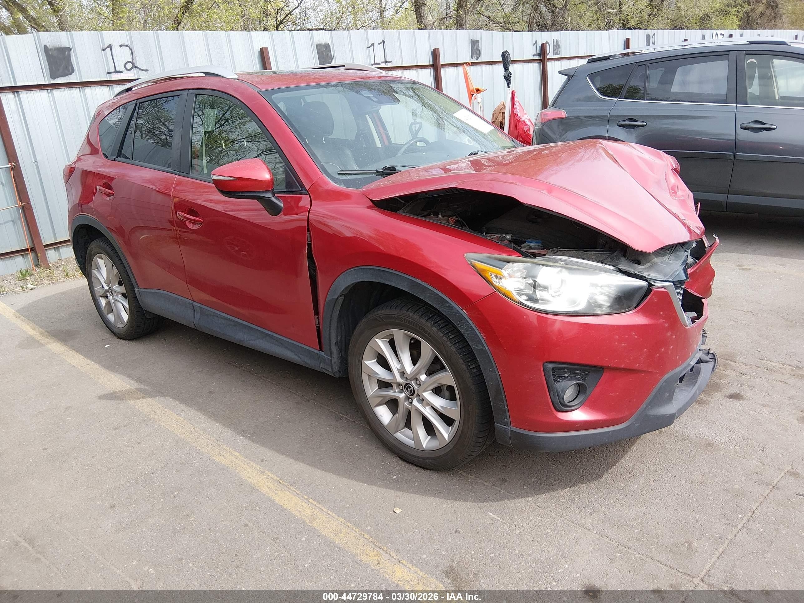 2015 Mazda Cx-5 Grand Touring Red vin: JM3KE4DYXF0483370