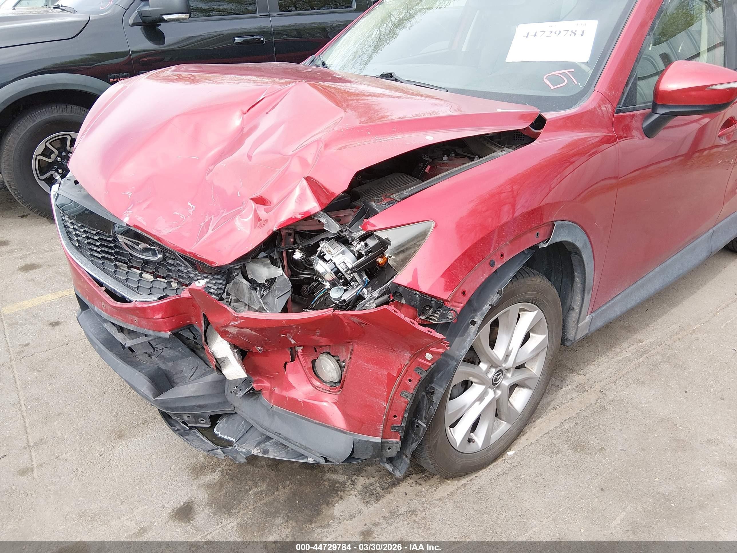 2015 Mazda Cx-5 Grand Touring Red vin: JM3KE4DYXF0483370