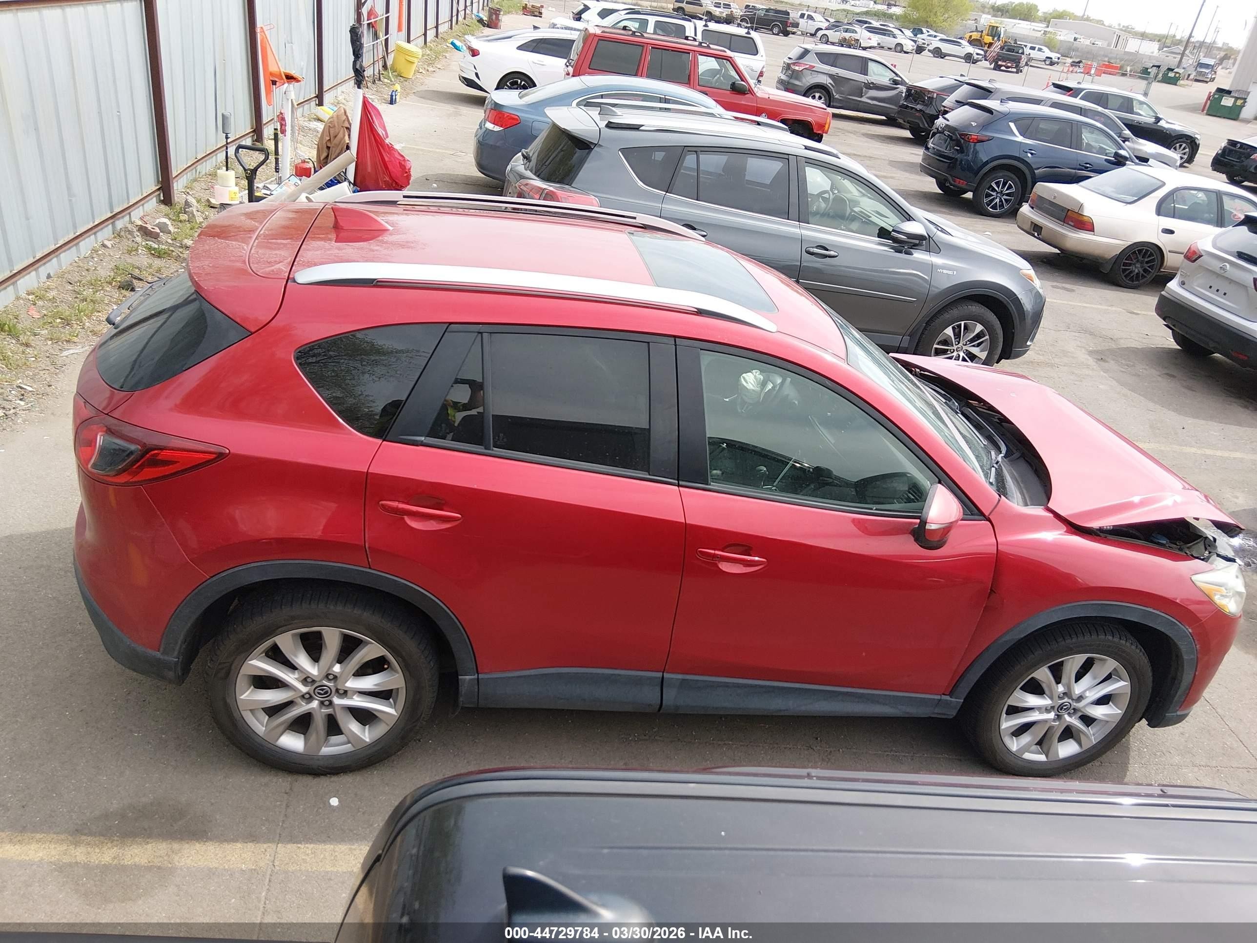 2015 Mazda Cx-5 Grand Touring Red vin: JM3KE4DYXF0483370
