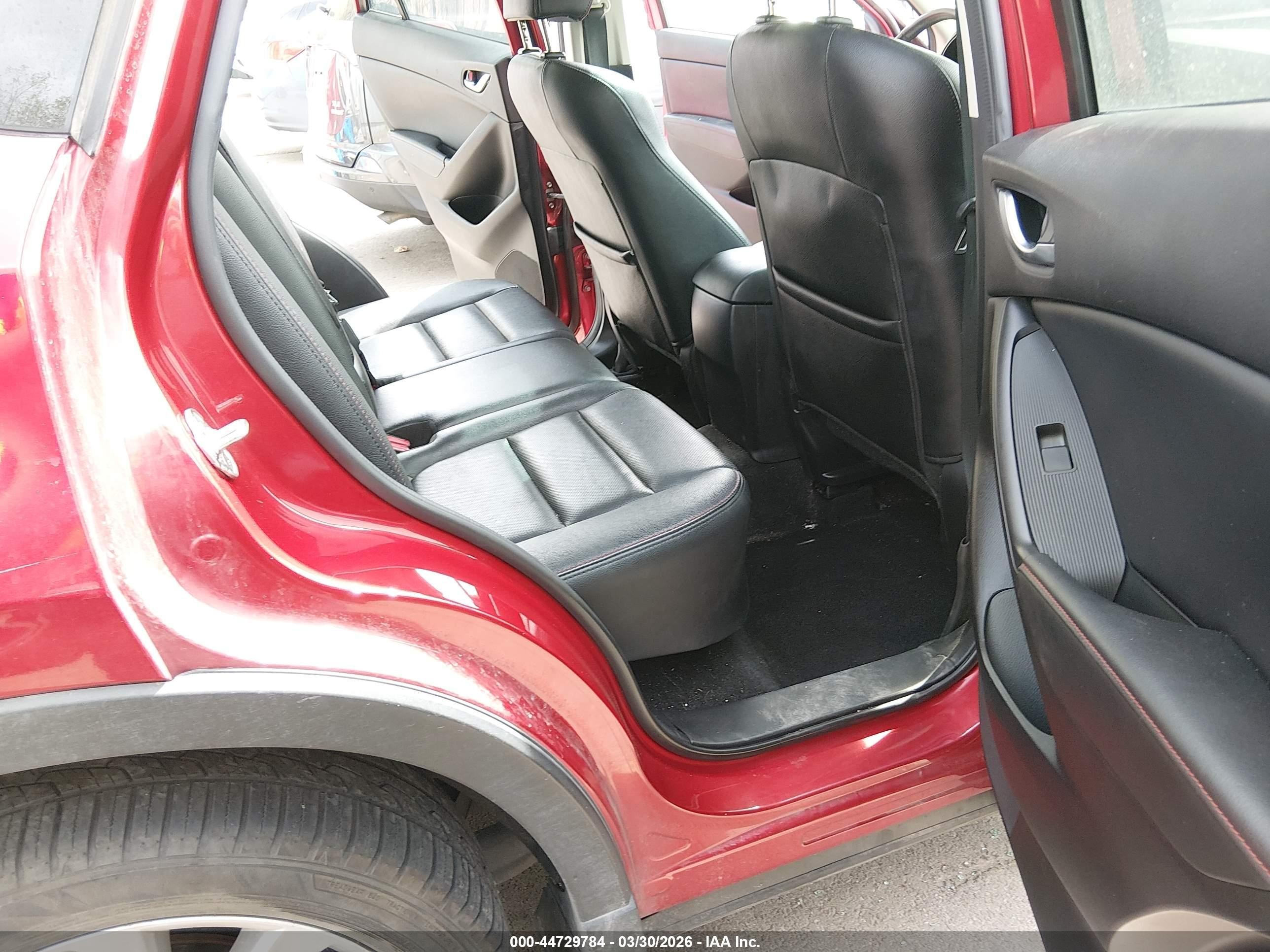 2015 Mazda Cx-5 Grand Touring Red vin: JM3KE4DYXF0483370