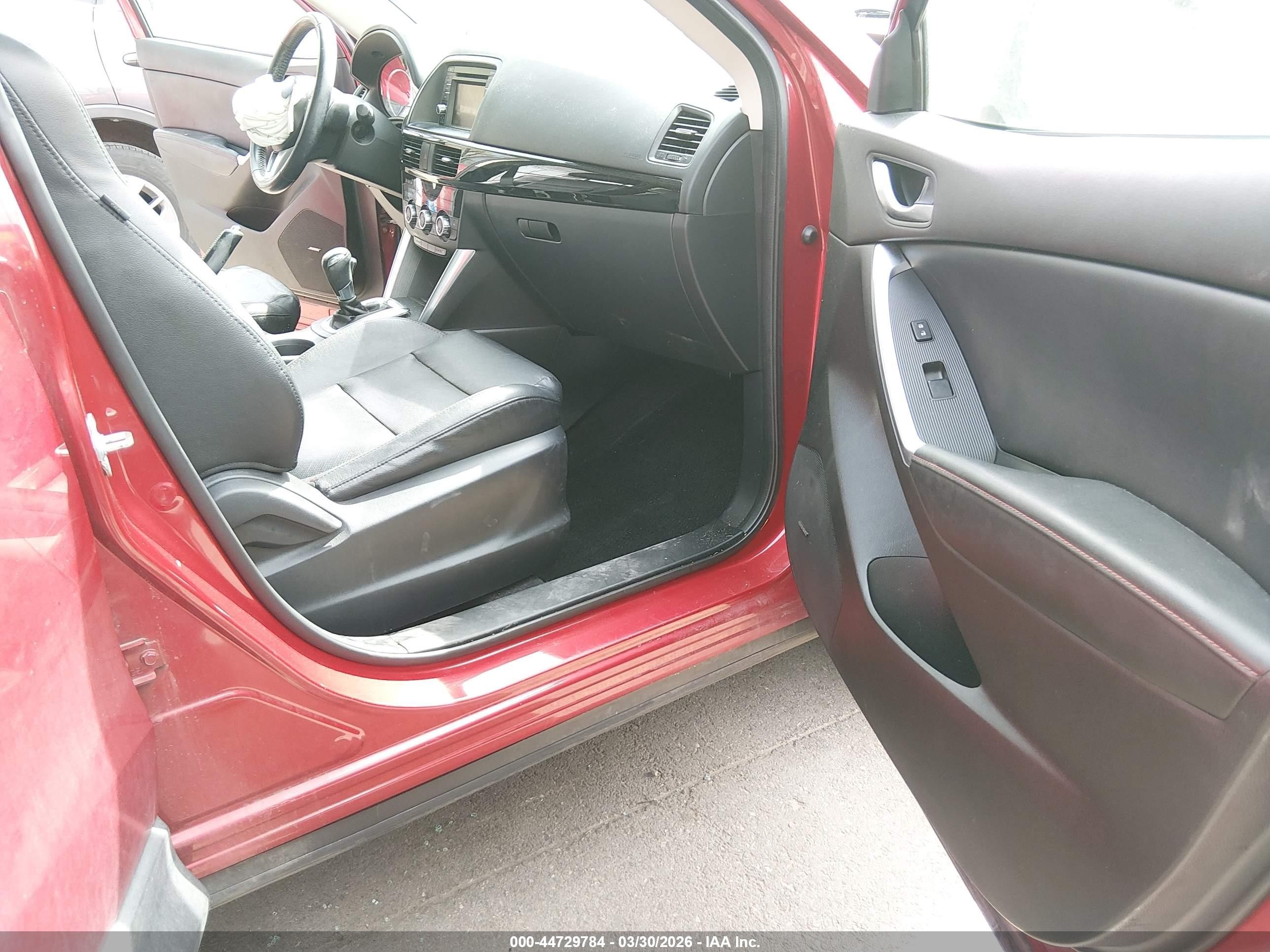 2015 Mazda Cx-5 Grand Touring Red vin: JM3KE4DYXF0483370