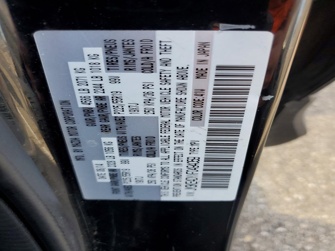 2015 Mazda Cx-5 Gt Black vin: JM3KE4DYXF0494059