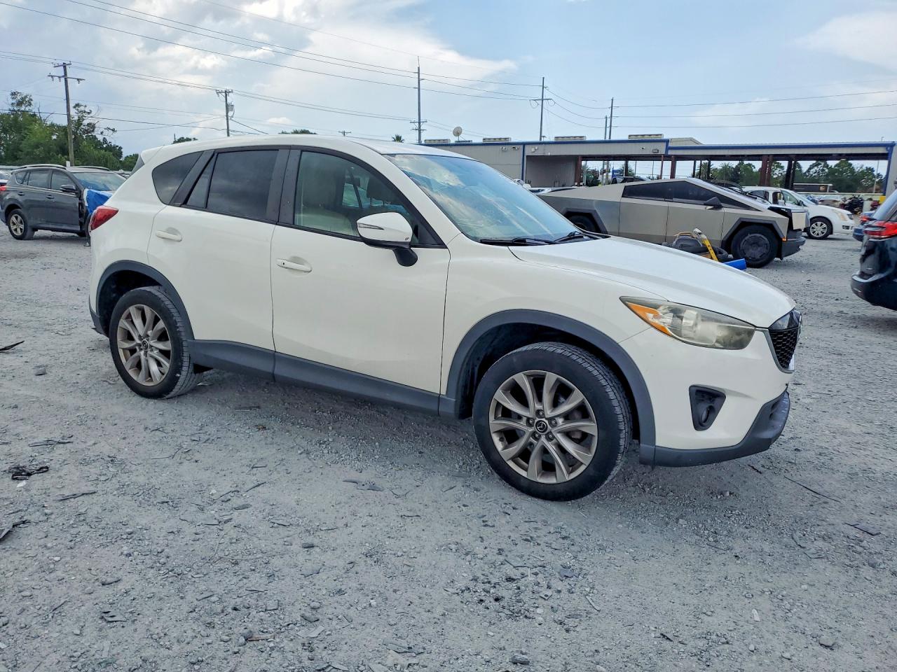 2015 Mazda Cx-5 Gt White vin: JM3KE4DYXF0502645