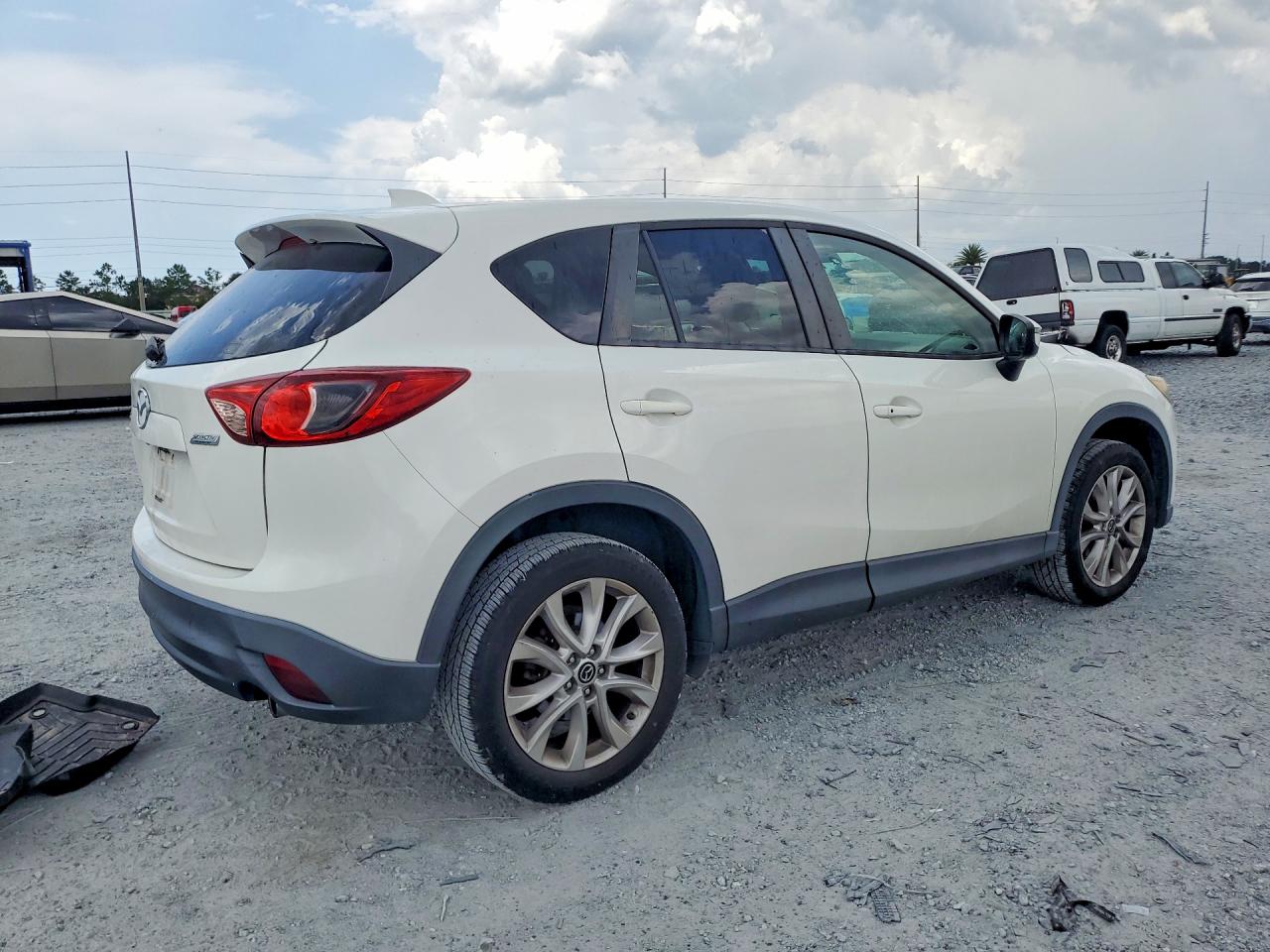 2015 Mazda Cx-5 Gt White vin: JM3KE4DYXF0502645