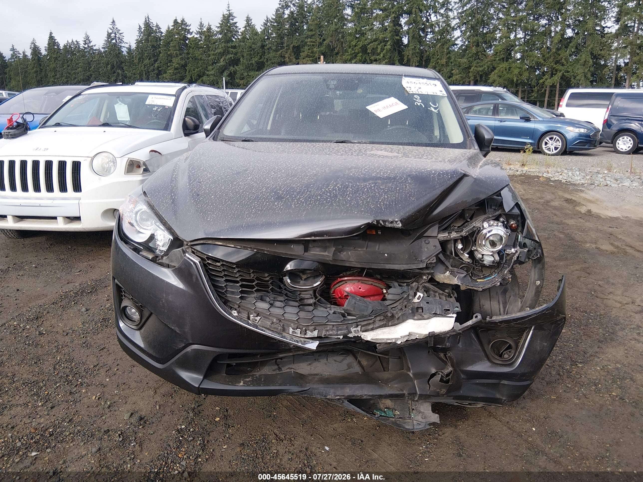 2015 Mazda Cx-5 Grand Touring Blue vin: JM3KE4DYXF0541512
