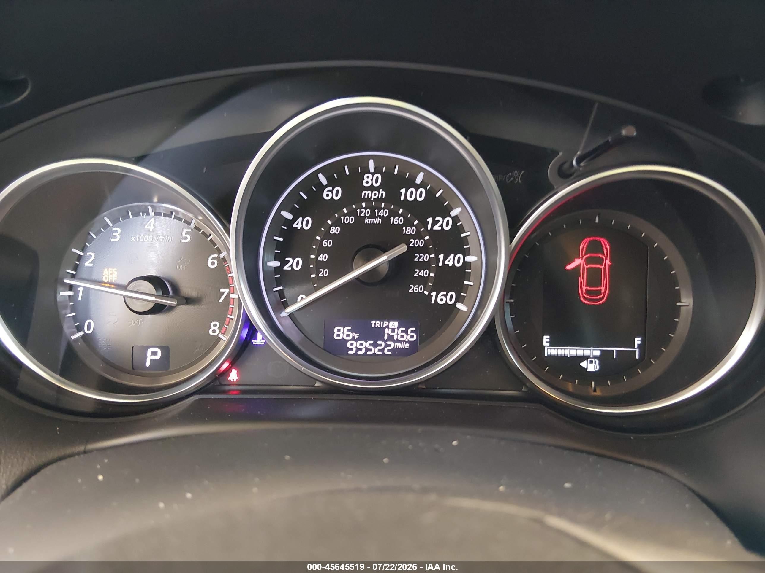 2015 Mazda Cx-5 Grand Touring Blue vin: JM3KE4DYXF0541512