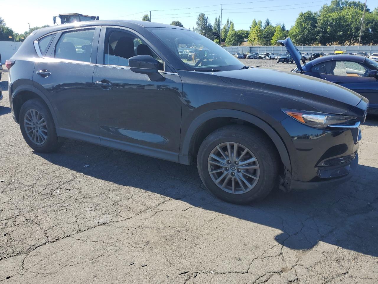 2017 Mazda Cx-5 Sport Black vin: JM3KFABL6H0109358