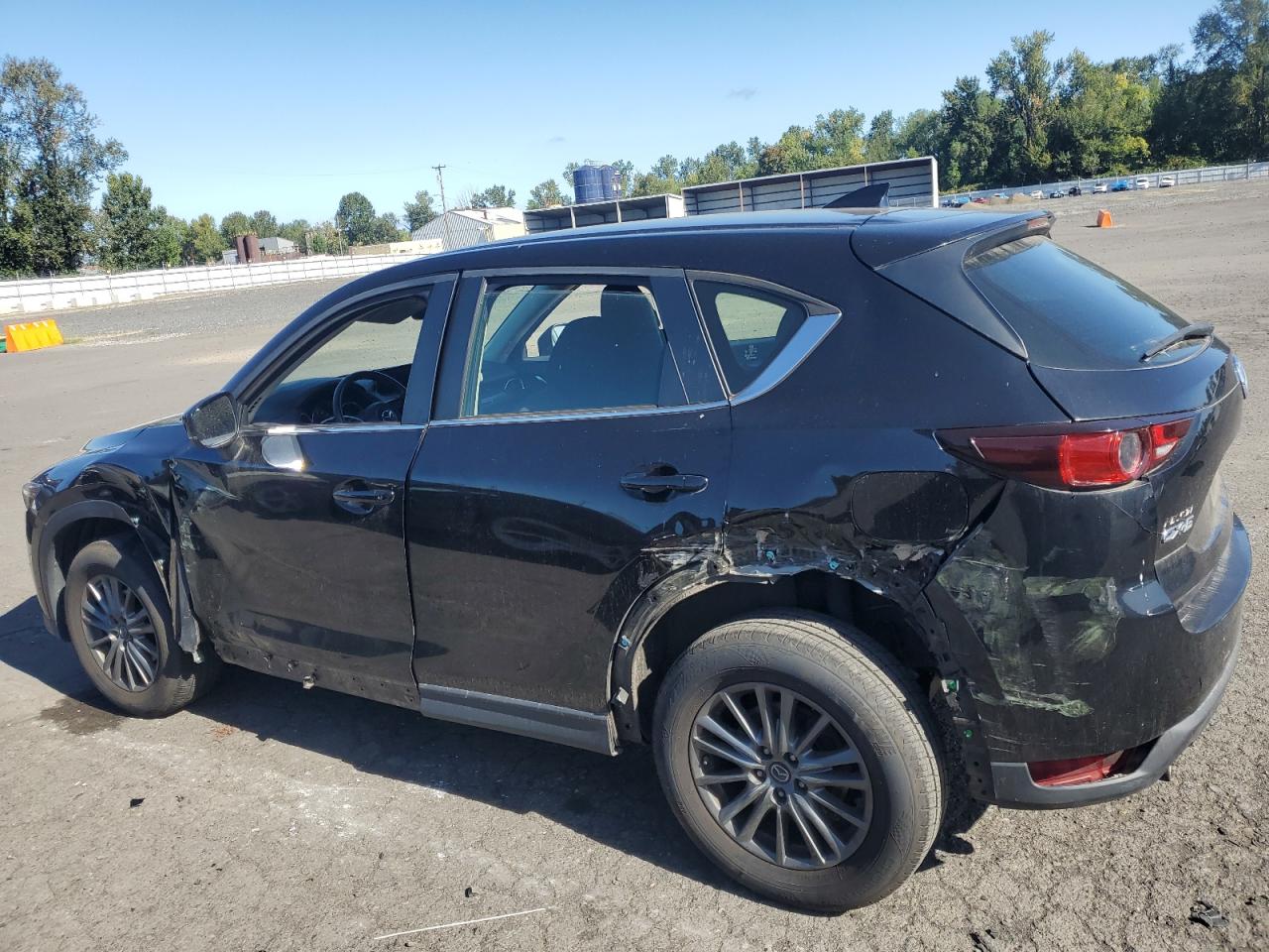 2017 Mazda Cx-5 Sport Black vin: JM3KFABL6H0109358
